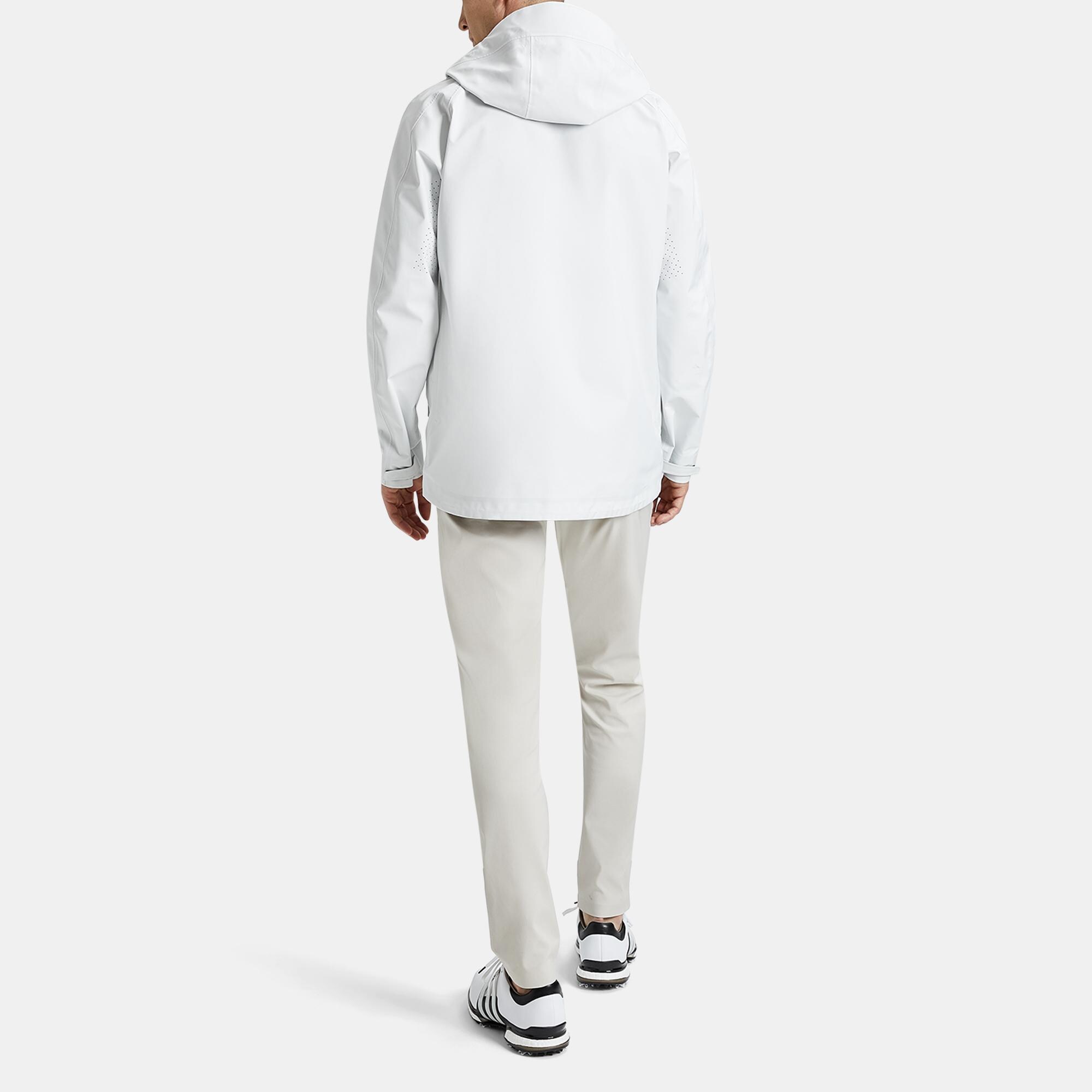 Triple-Layer Poplin Hooded Jacket