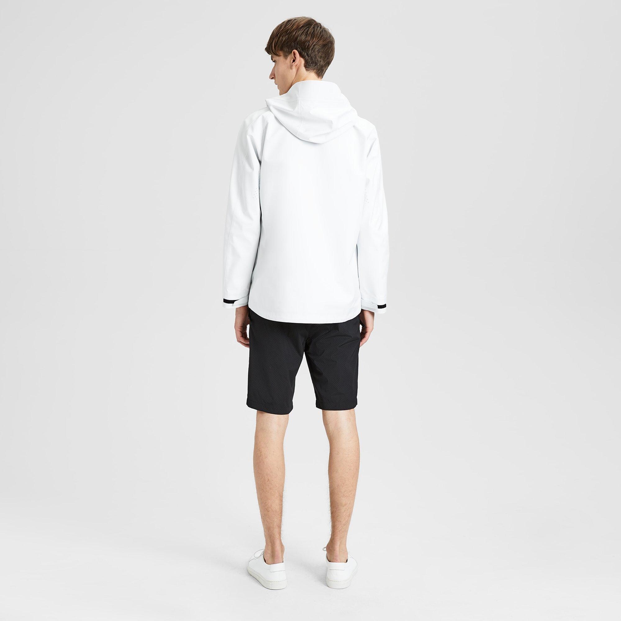 Triple-Layer Poplin Hooded Jacket