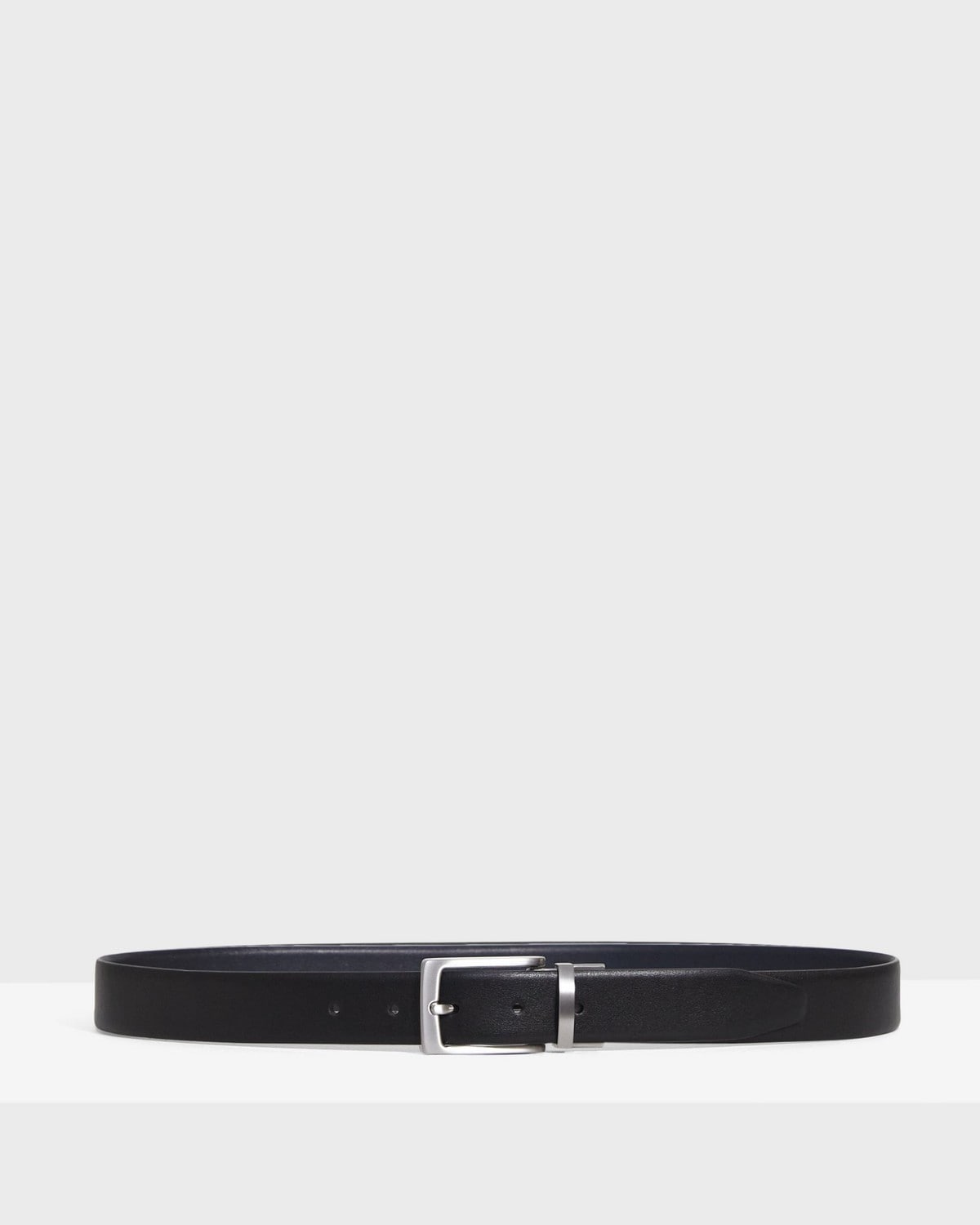 Abhy Reversible Belt in Pebbled Leather