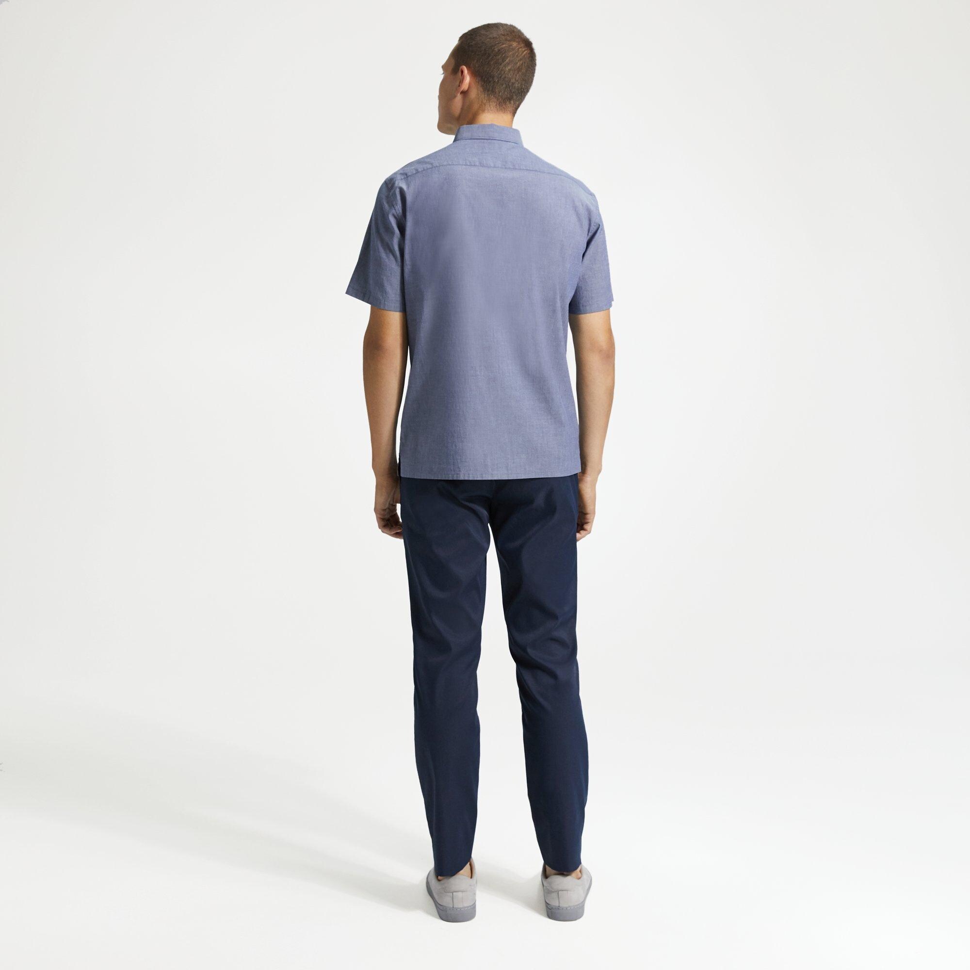 Cotton Chambray Standard-Fit Shirt