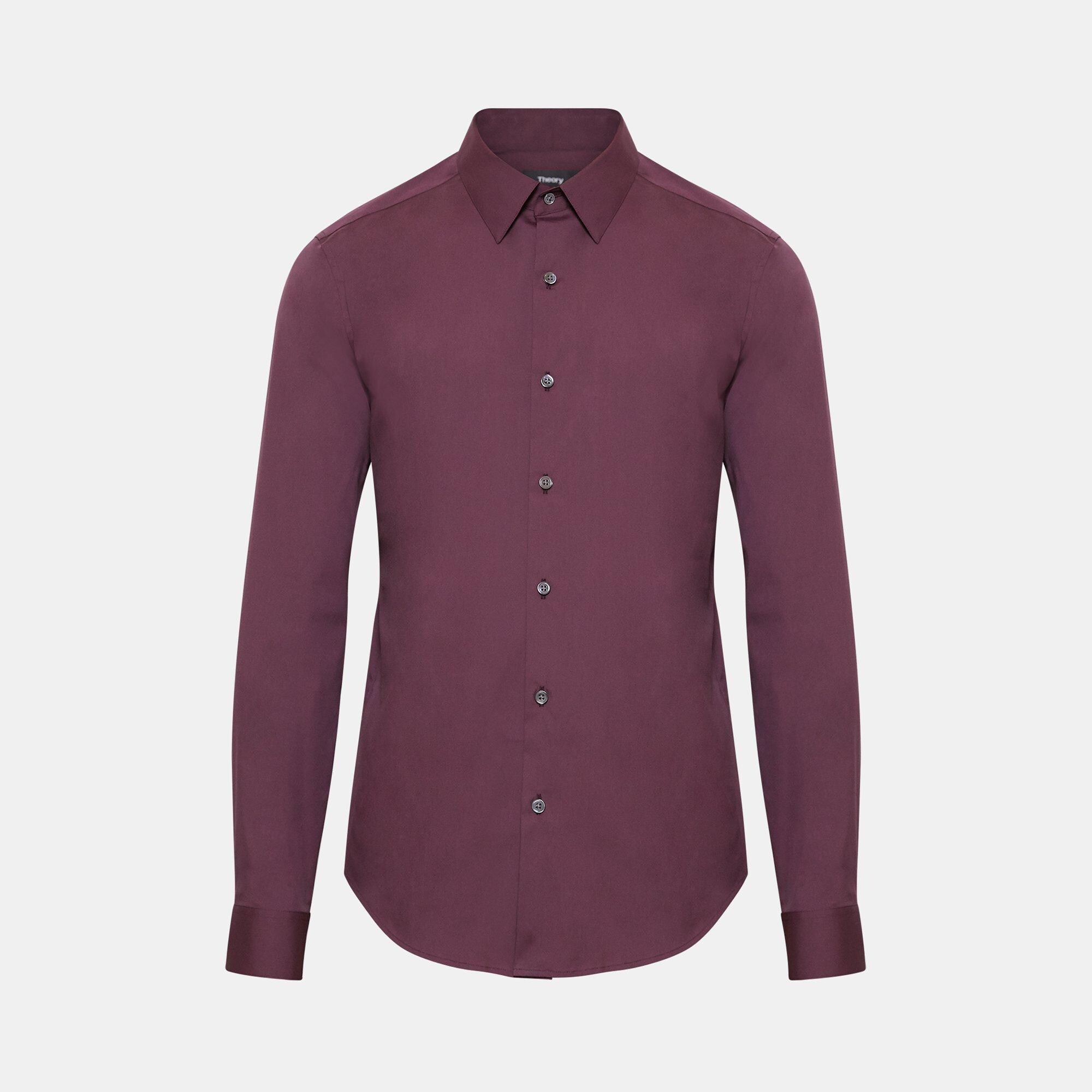 Stretch Cotton Tailored-Fit Shirt