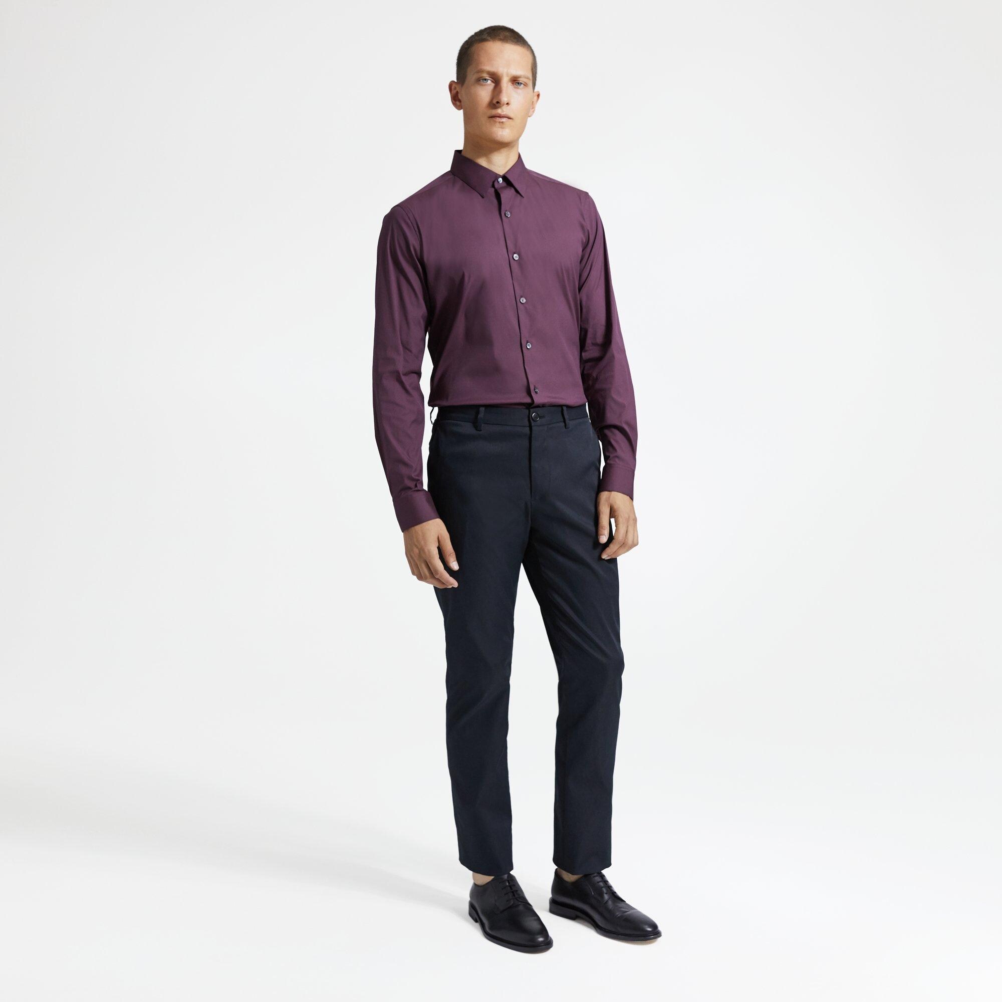 Stretch Cotton Tailored-Fit Shirt
