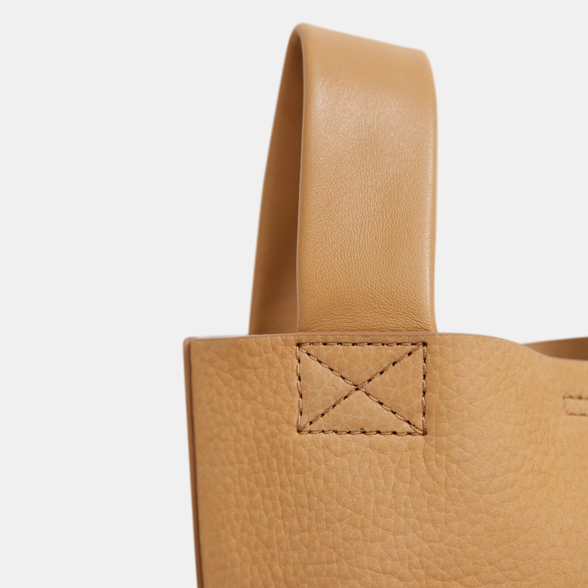 Small Urban Bucket Bag in Nubuck Leather