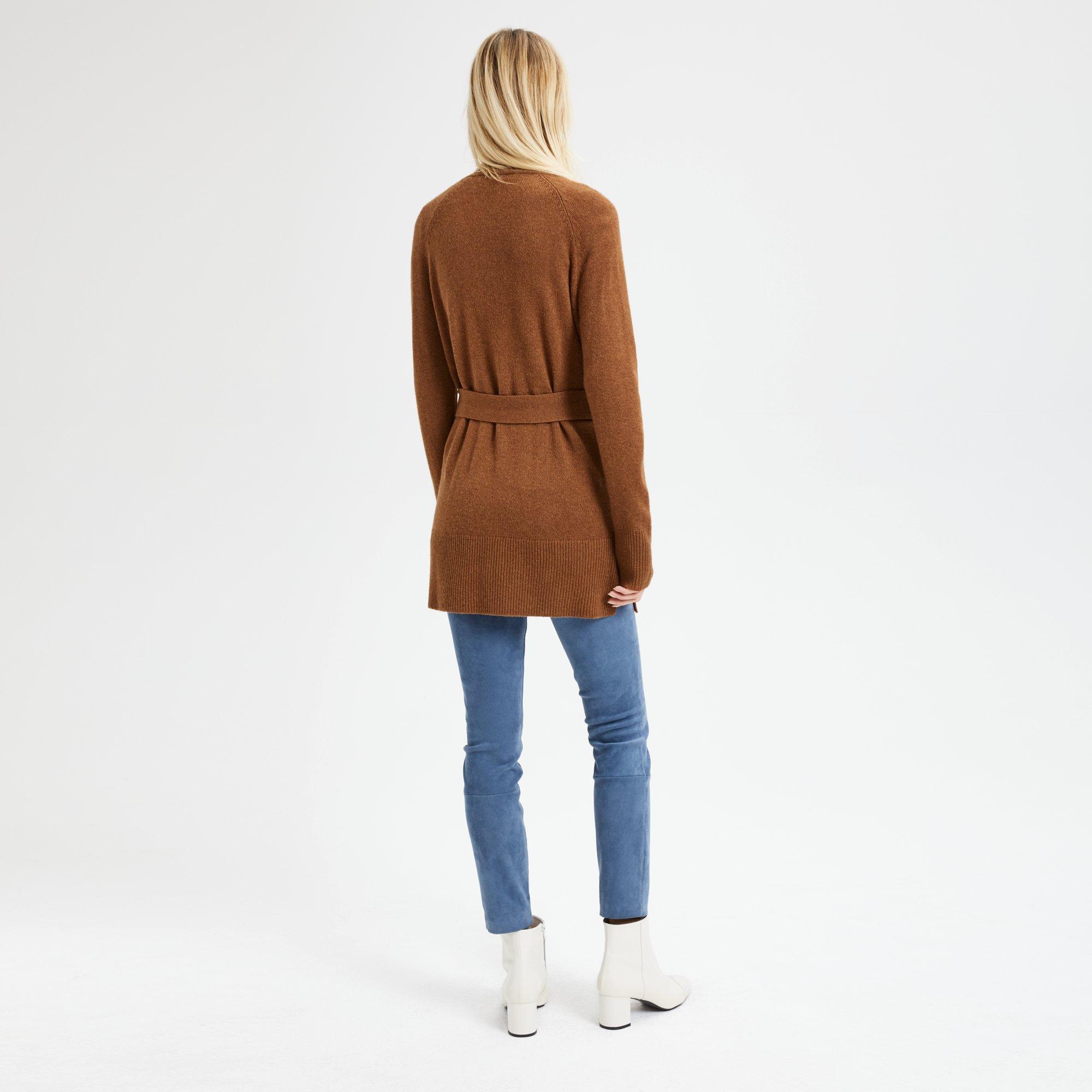 Belted Cardigan in Cashmere