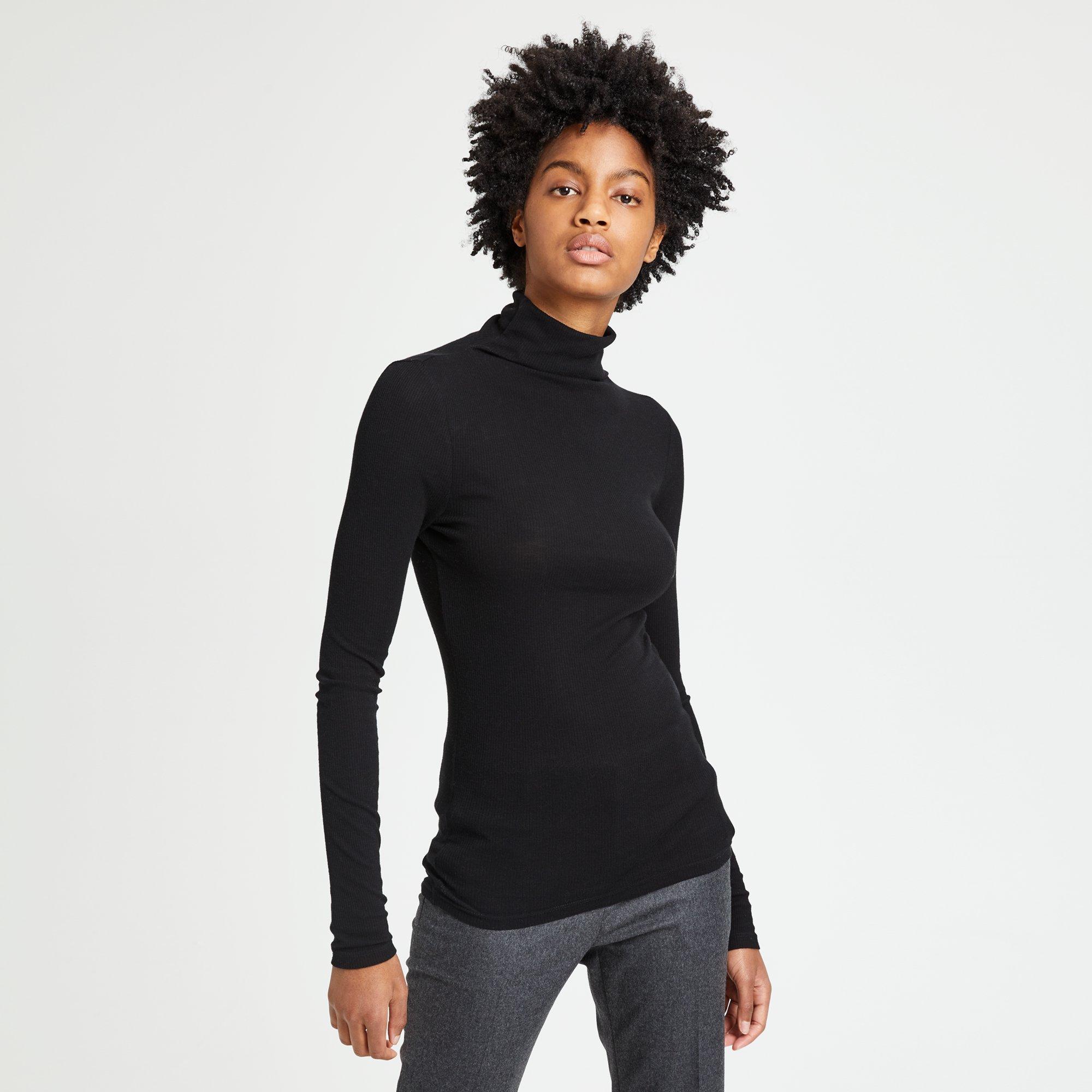 Ribbed Mock Sweater