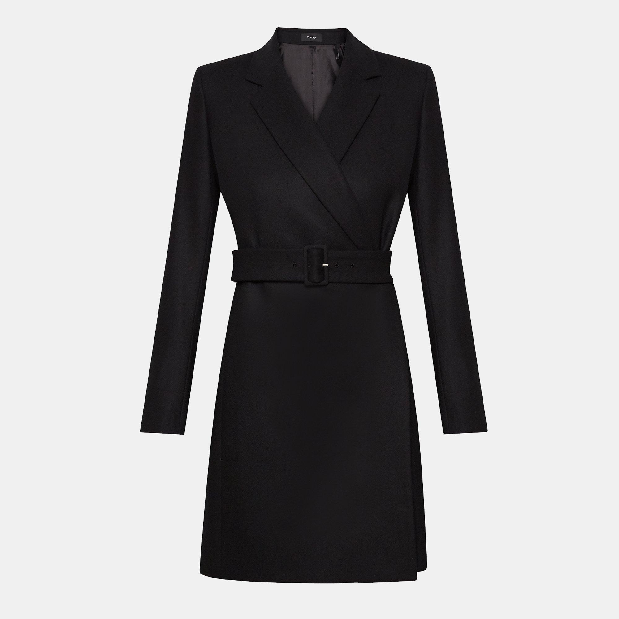 Wool Flannel Blazer Dress
