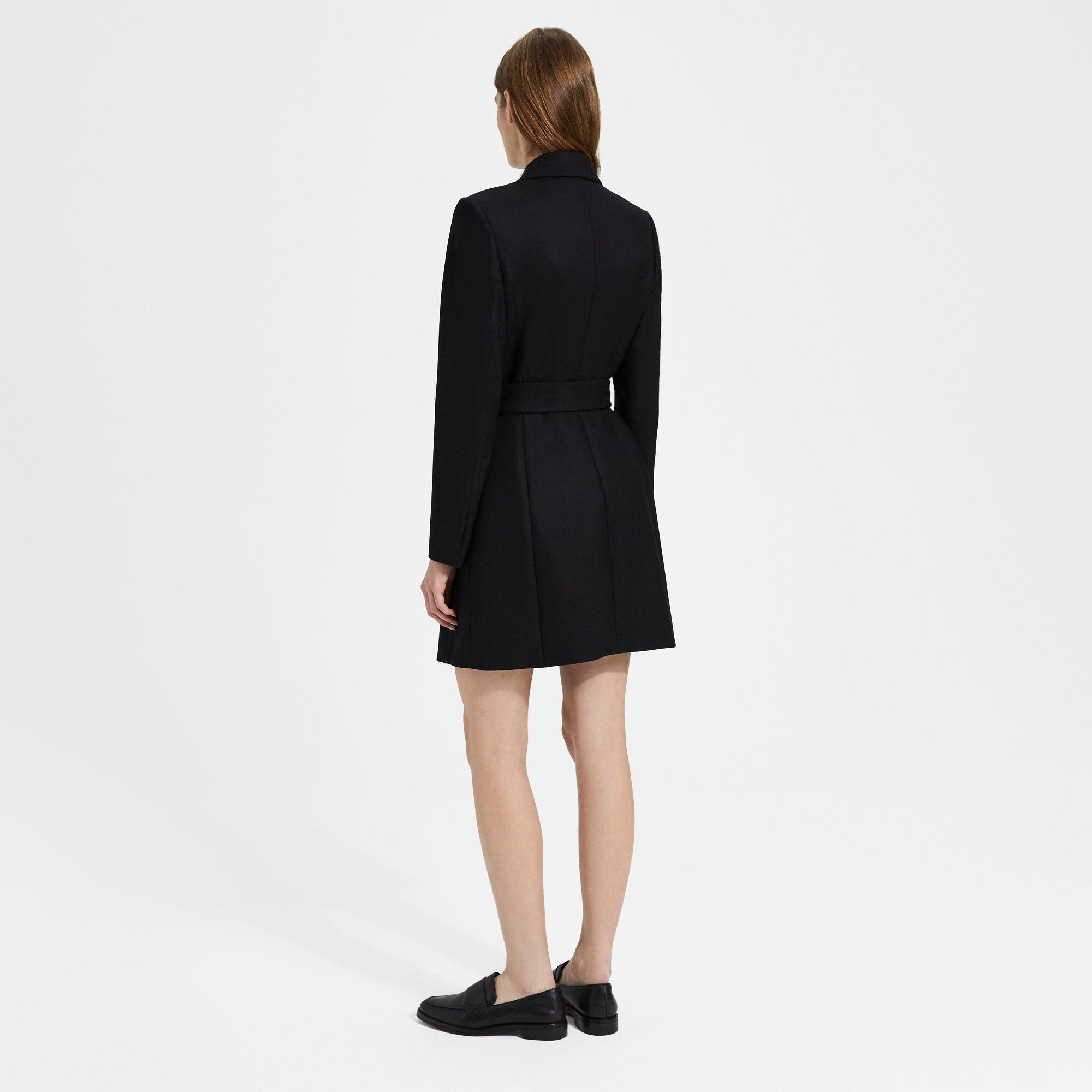 Wool Flannel Blazer Dress