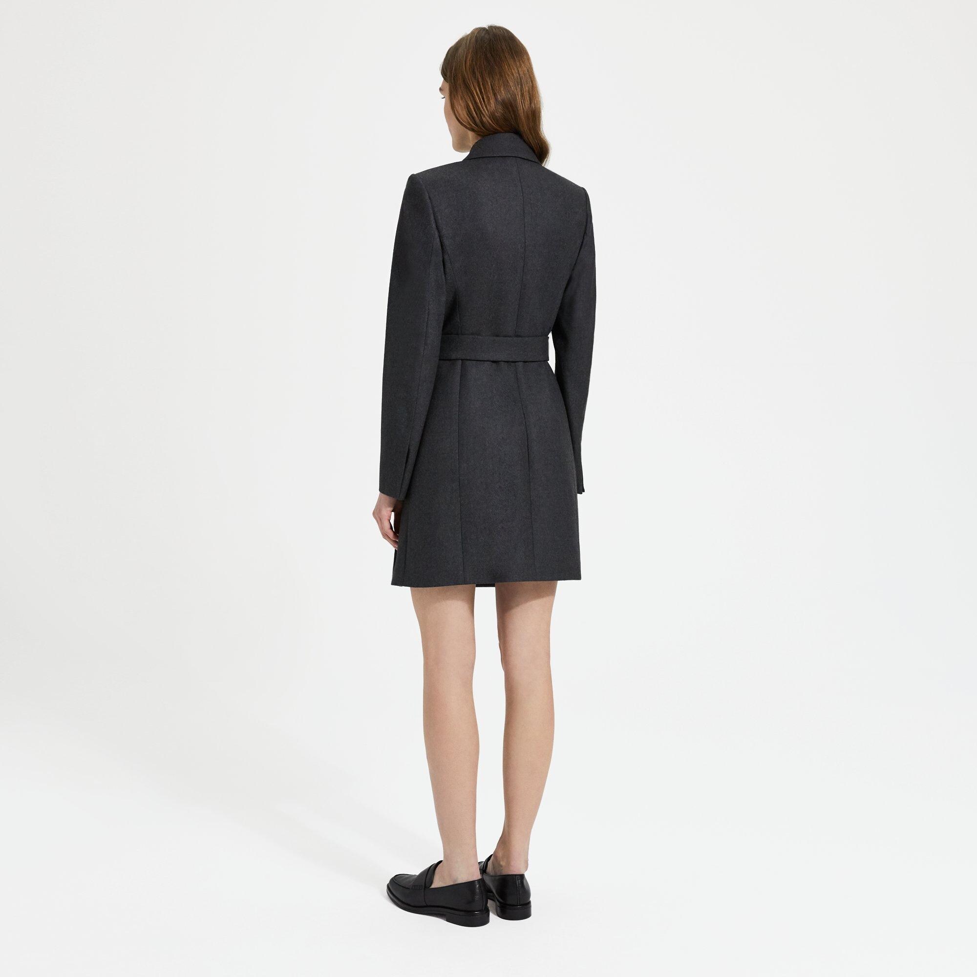 Wool Flannel Blazer Dress