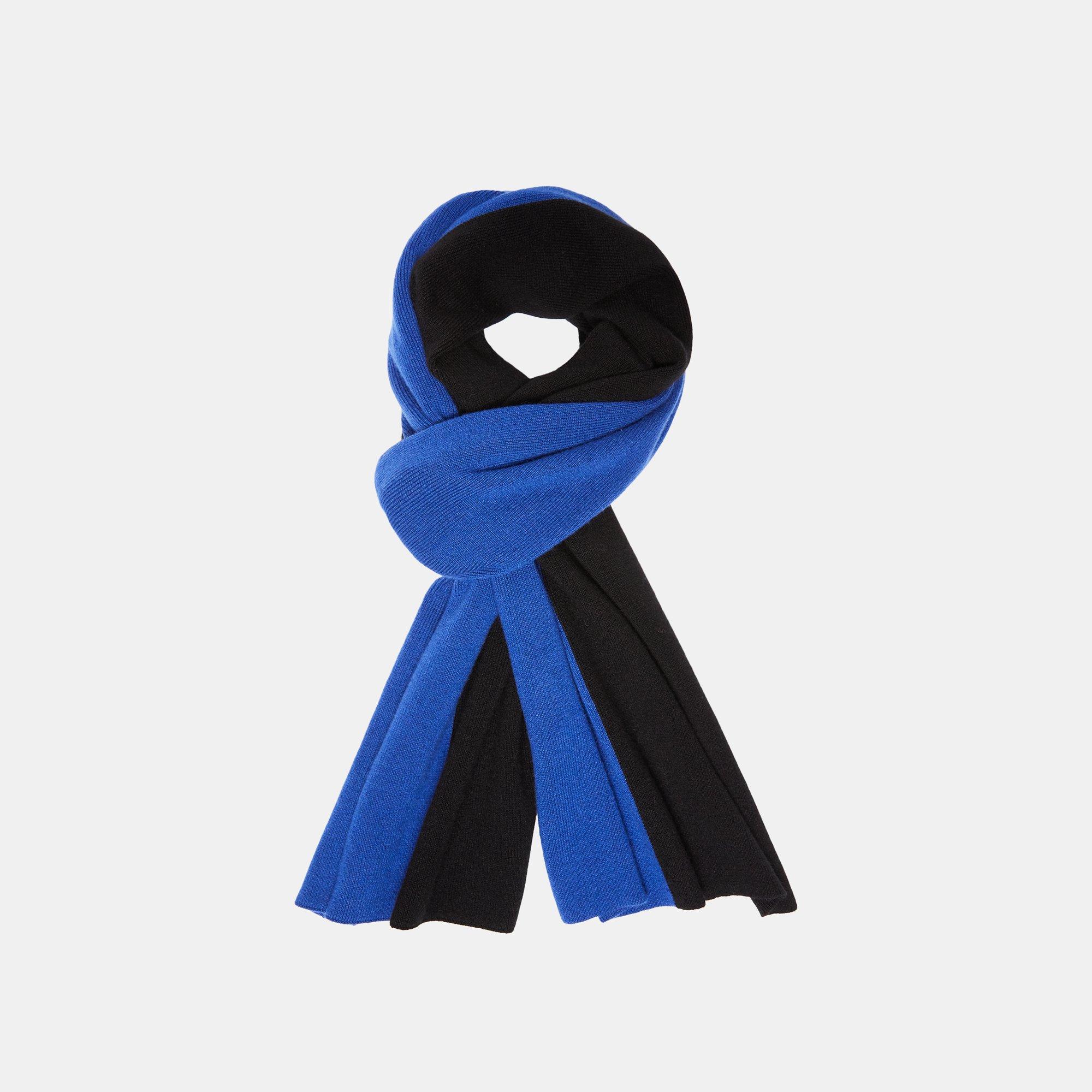 Color-Blocked Cashmere Scarf