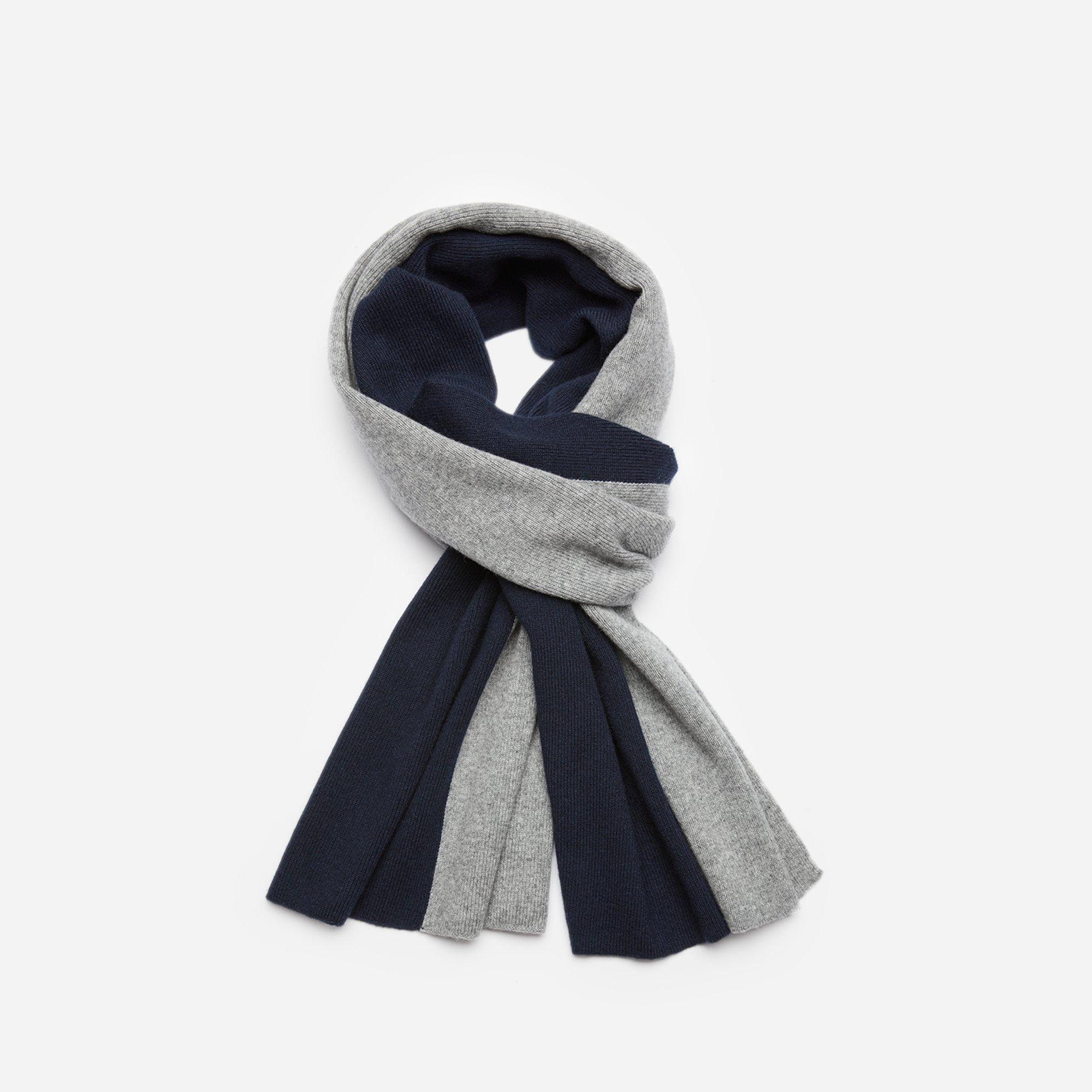 Color-Blocked Cashmere Scarf