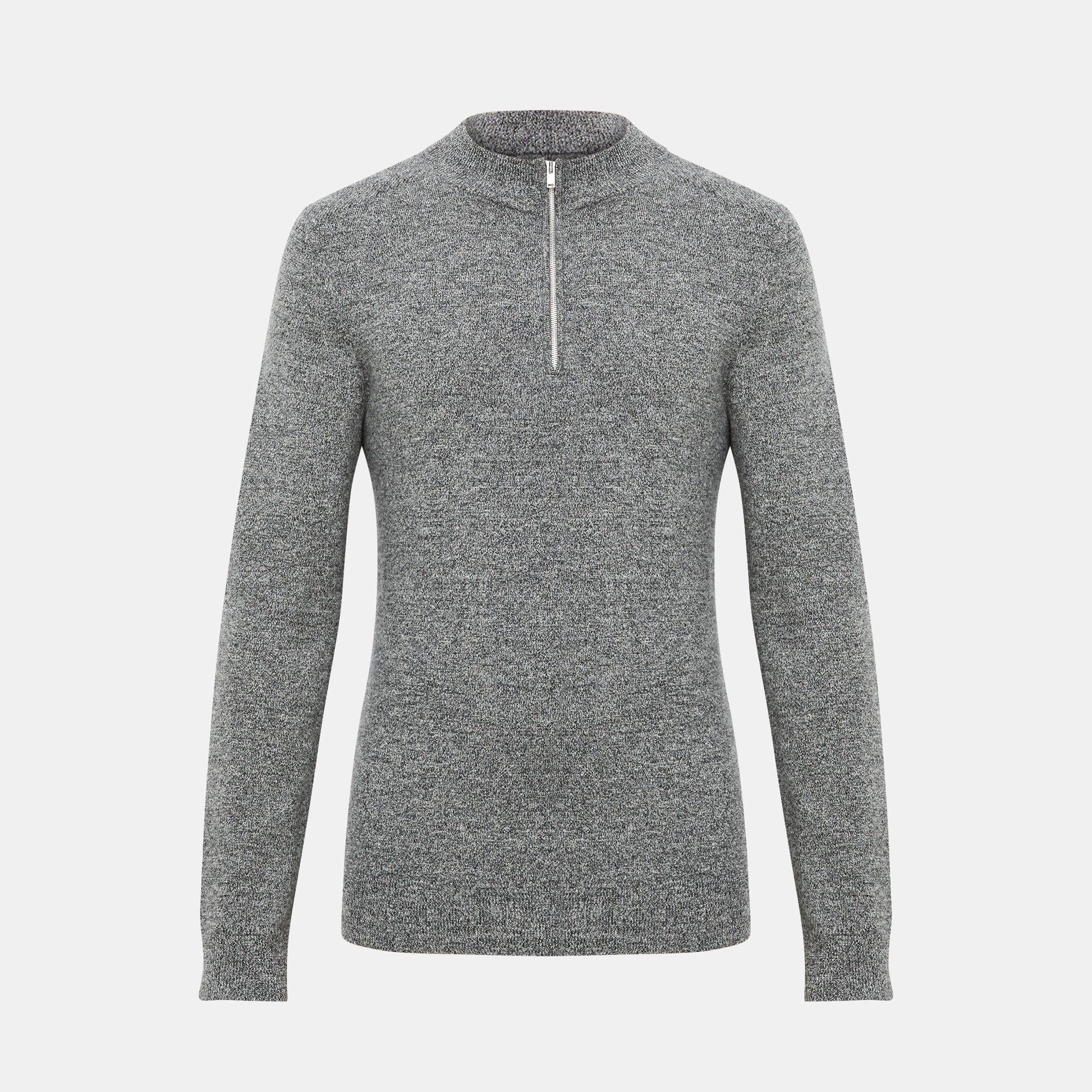 Cashmere Half-Zip Sweater
