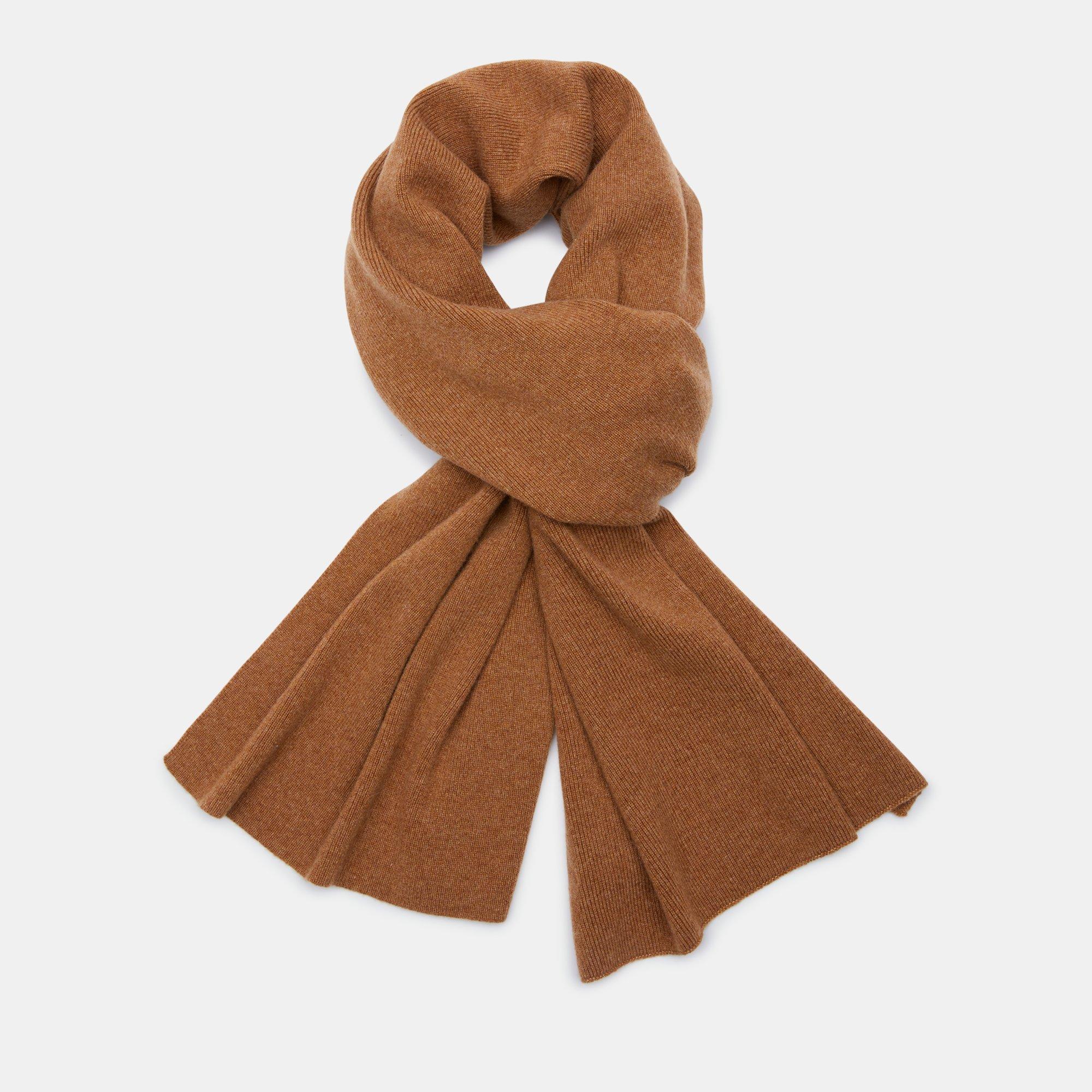 Cashmere Ribbed Scarf