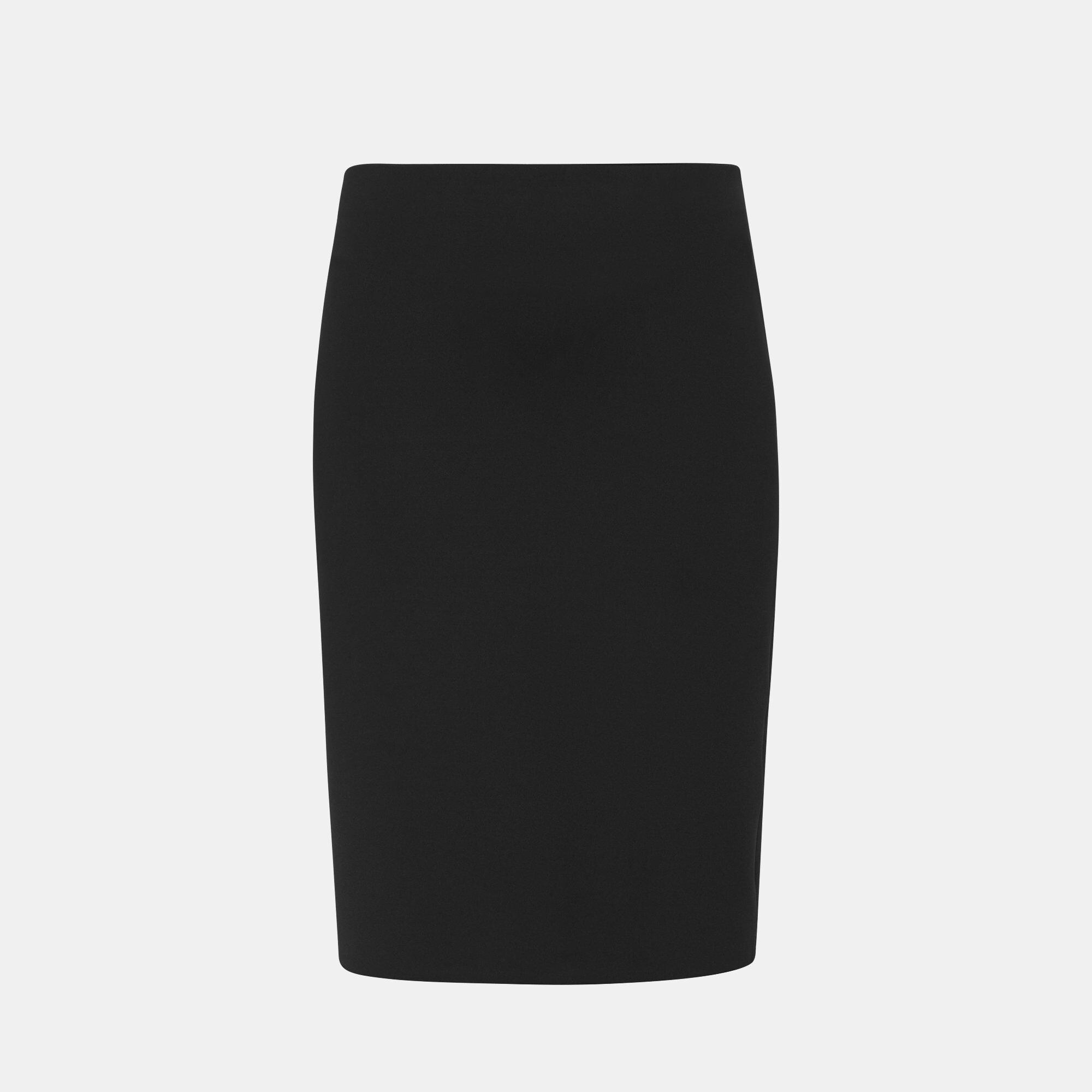 Scuba Knit Pull On Pencil Skirt