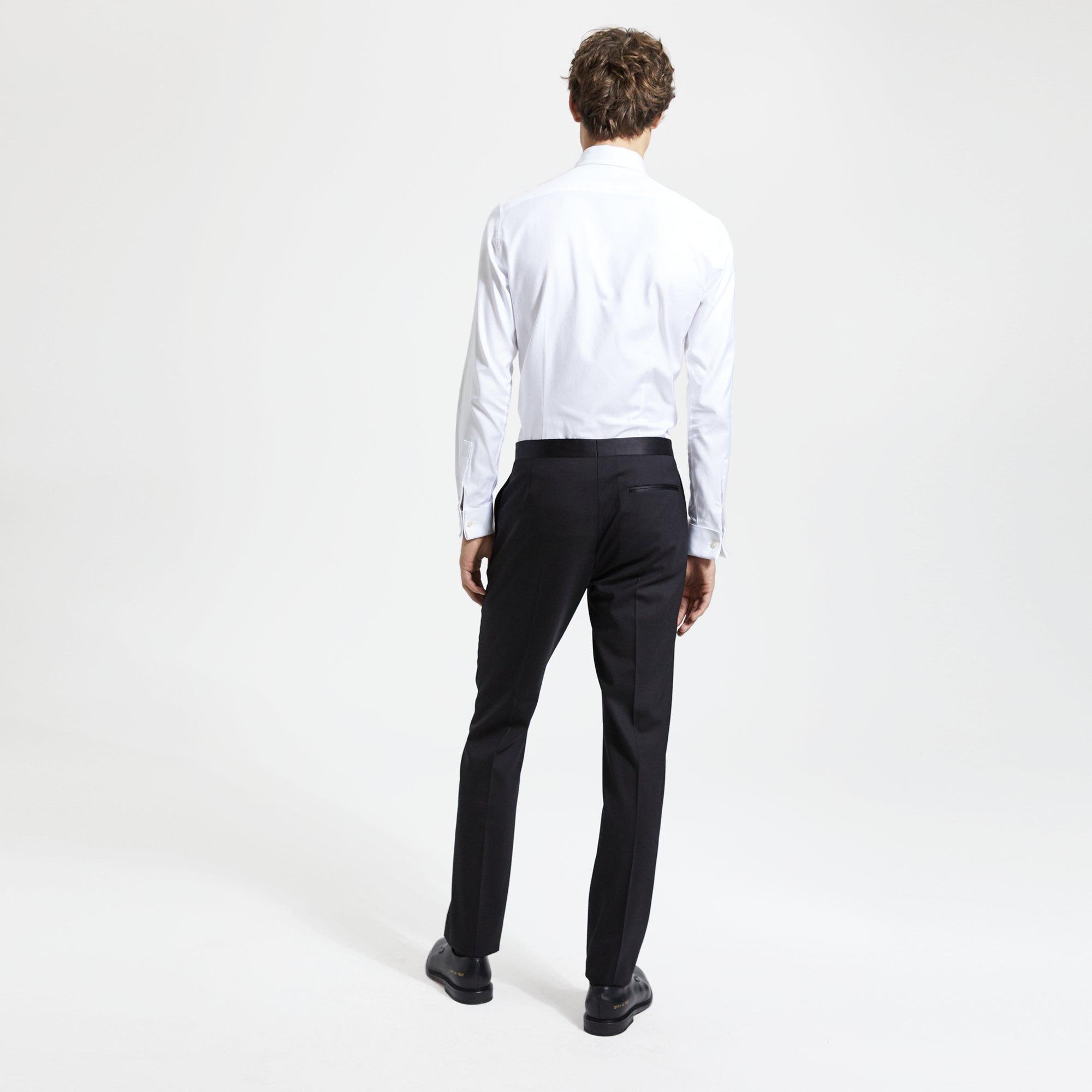 Mayer Tuxedo Pant in Stretch Wool