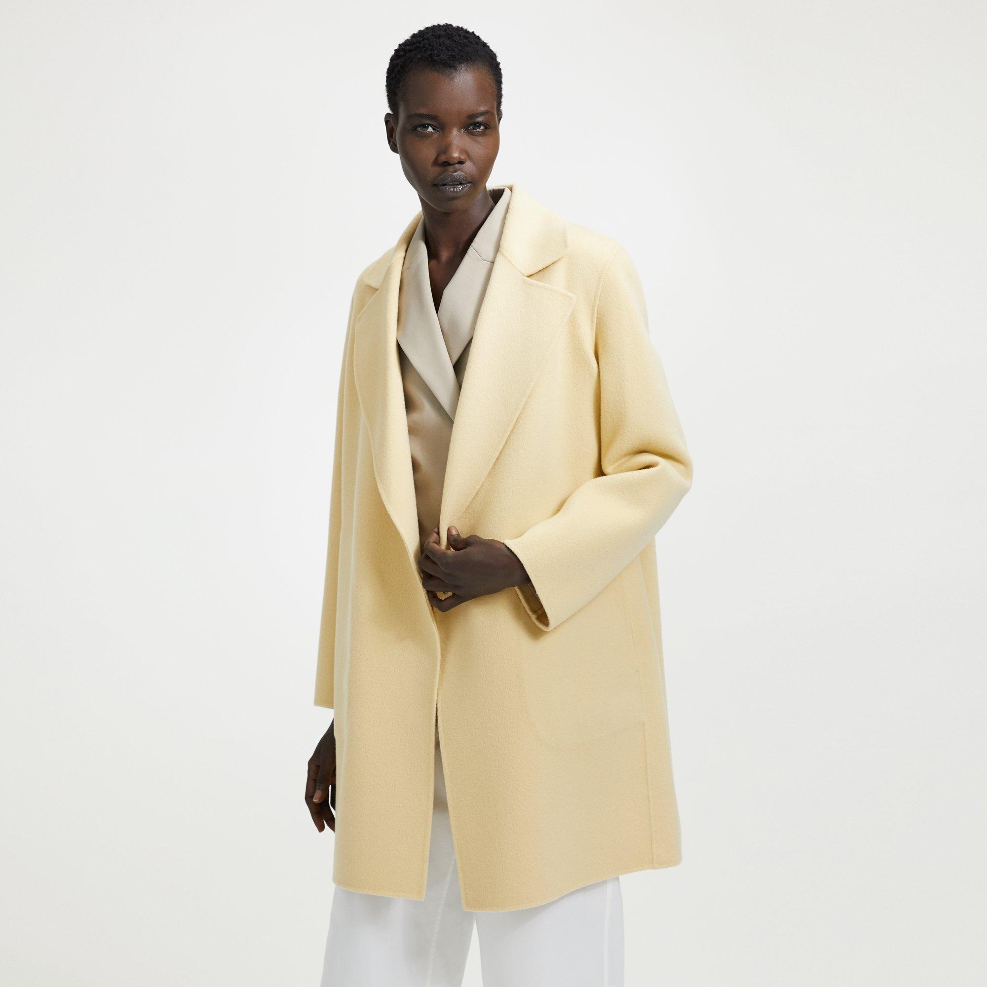 Double-Faced Wool-Cashmere Boy Coat