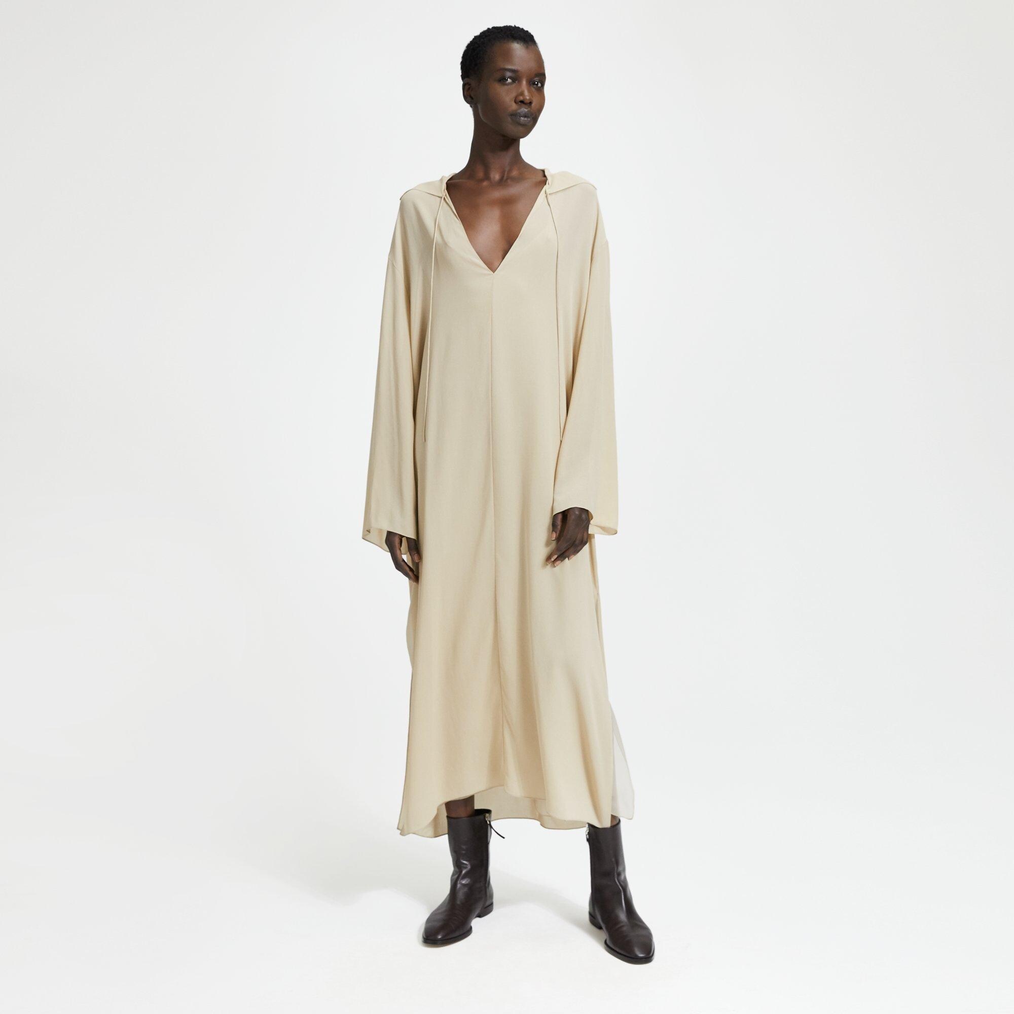 Silk Crepe Sailor Caftan