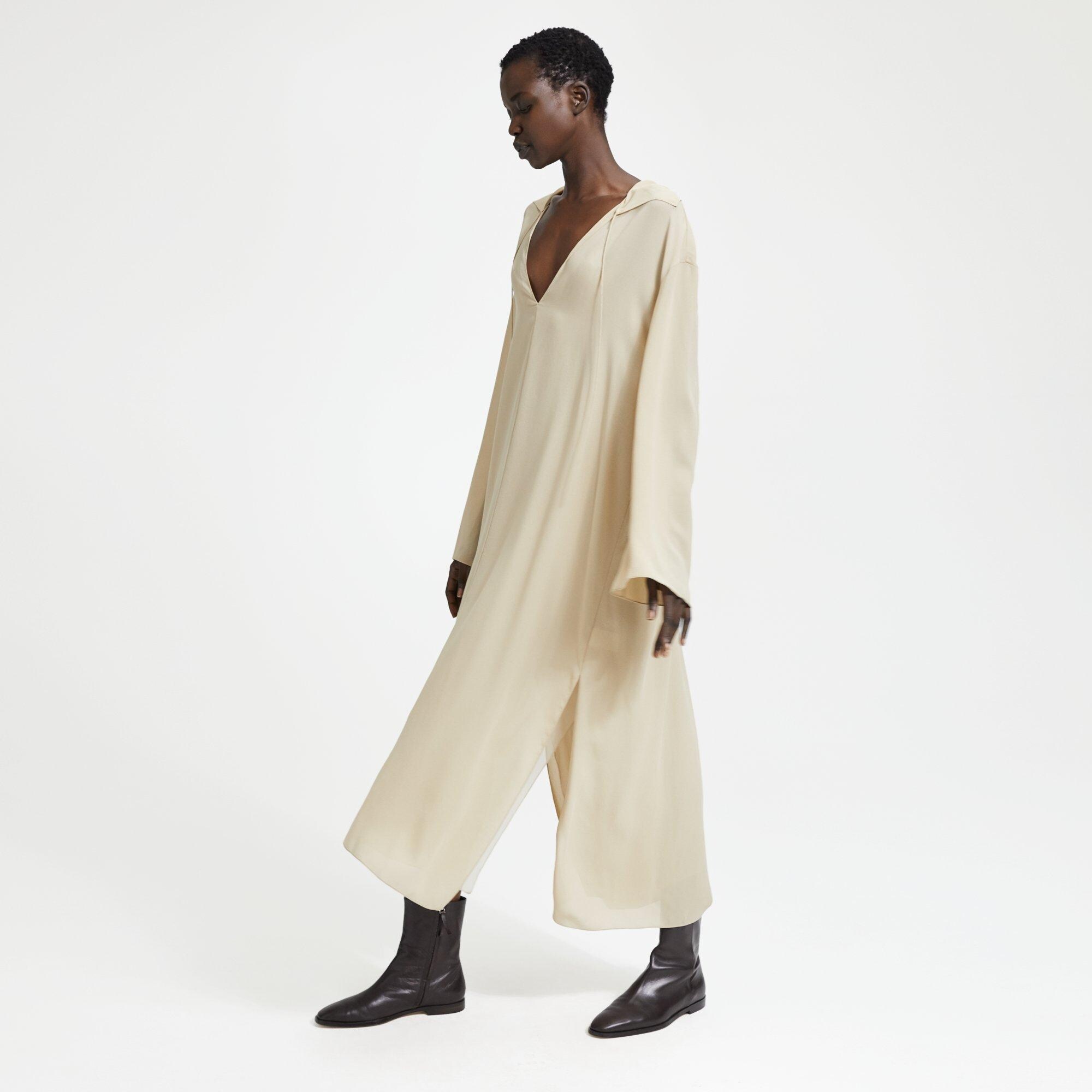 Silk Crepe Sailor Caftan
