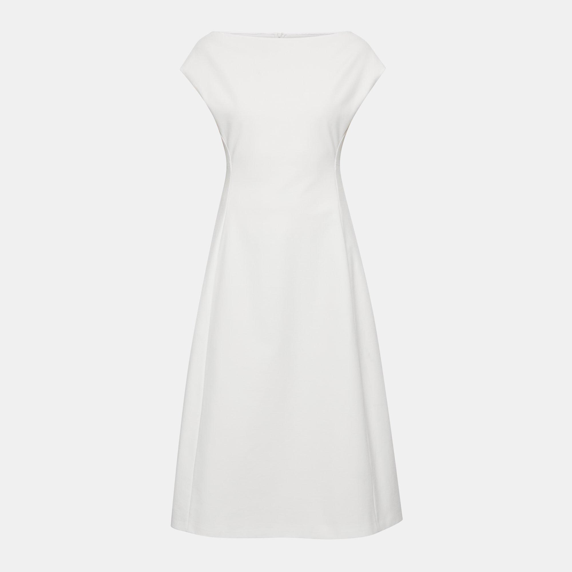 Double Stretch Cotton Boatneck Tulip Dress