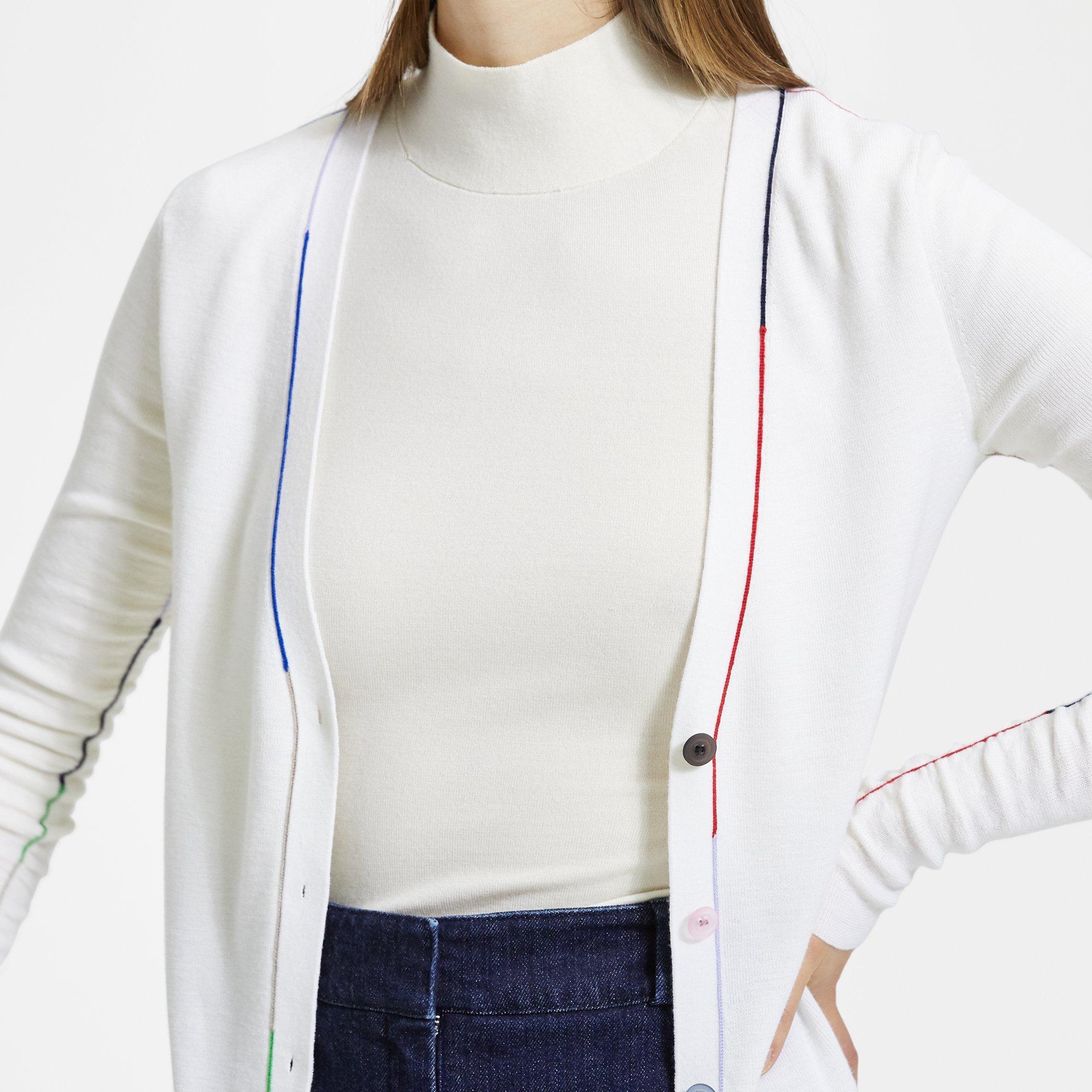 Multi-Color Linked Cardigan
