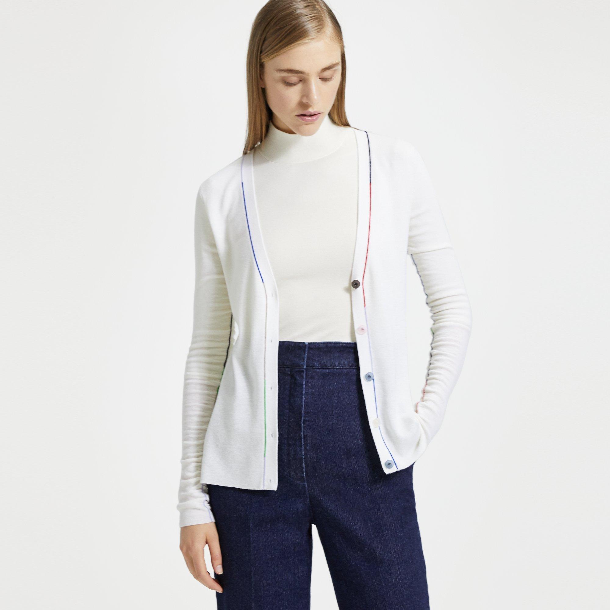 Multi-Color Linked Cardigan