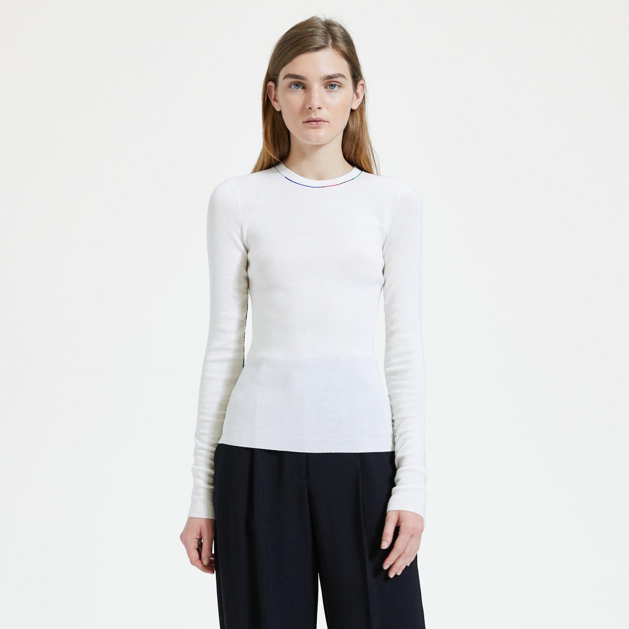 Multi-Color Linked Crewneck Sweater
