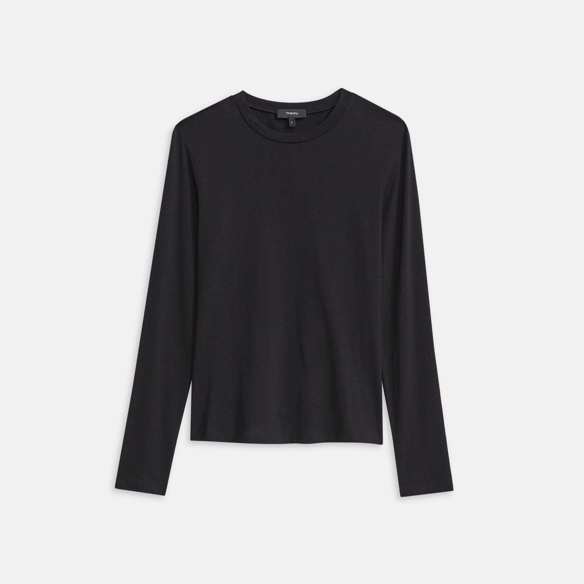 Tiny Long-Sleeve Tee in Cotton