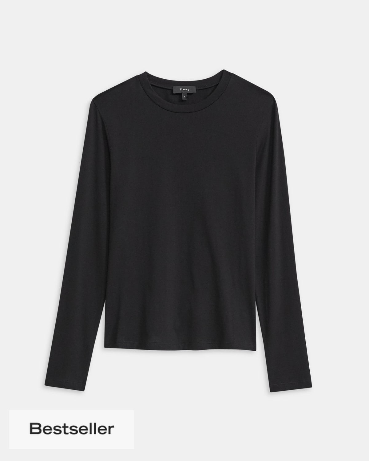 Long-Sleeve Tiny Tee in Cotton