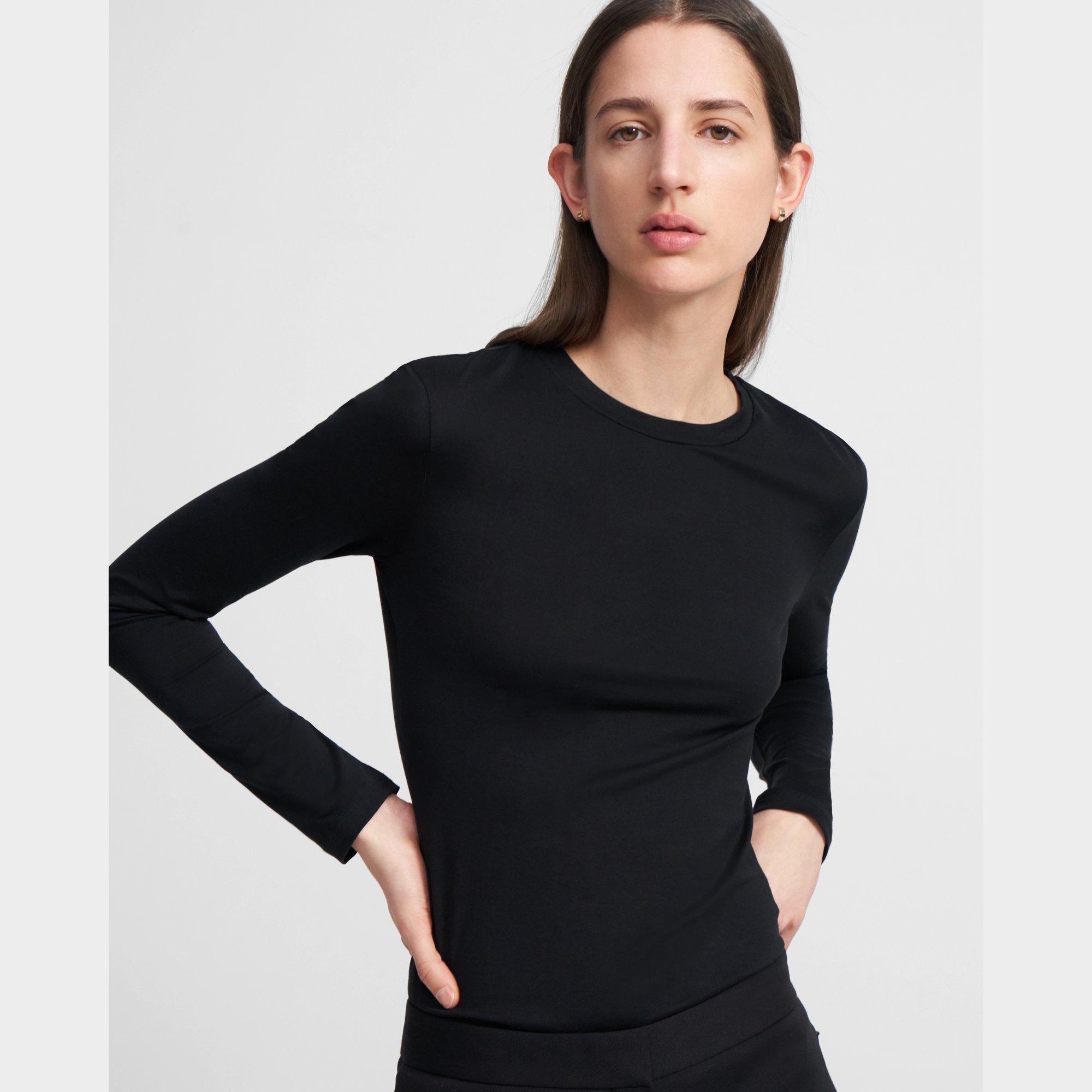 Tiny Long-Sleeve Tee in Cotton