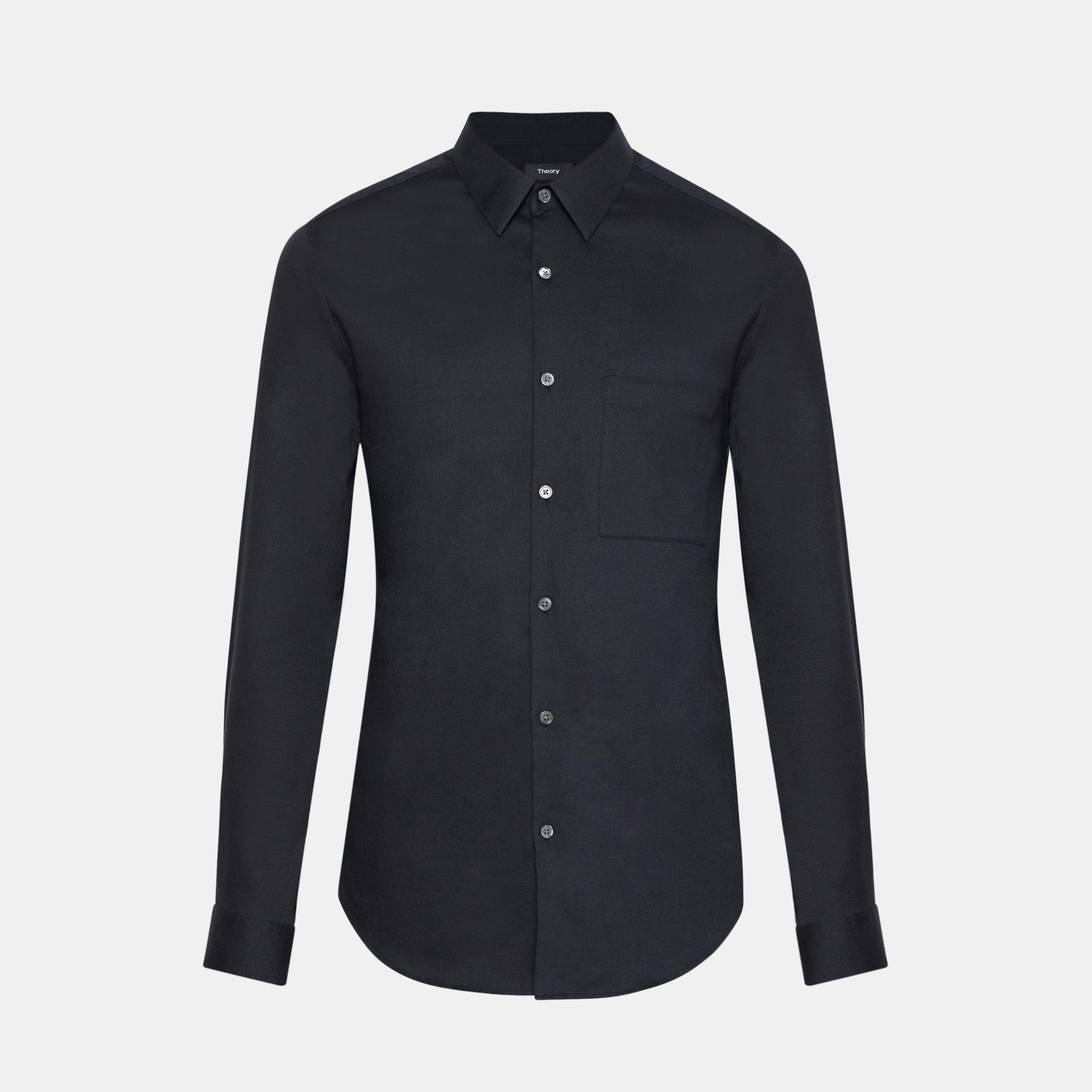 Brushed Cotton Standard-Fit Shirt