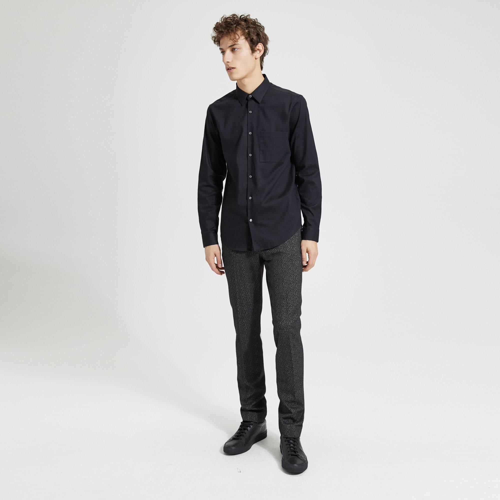 Brushed Cotton Standard-Fit Shirt