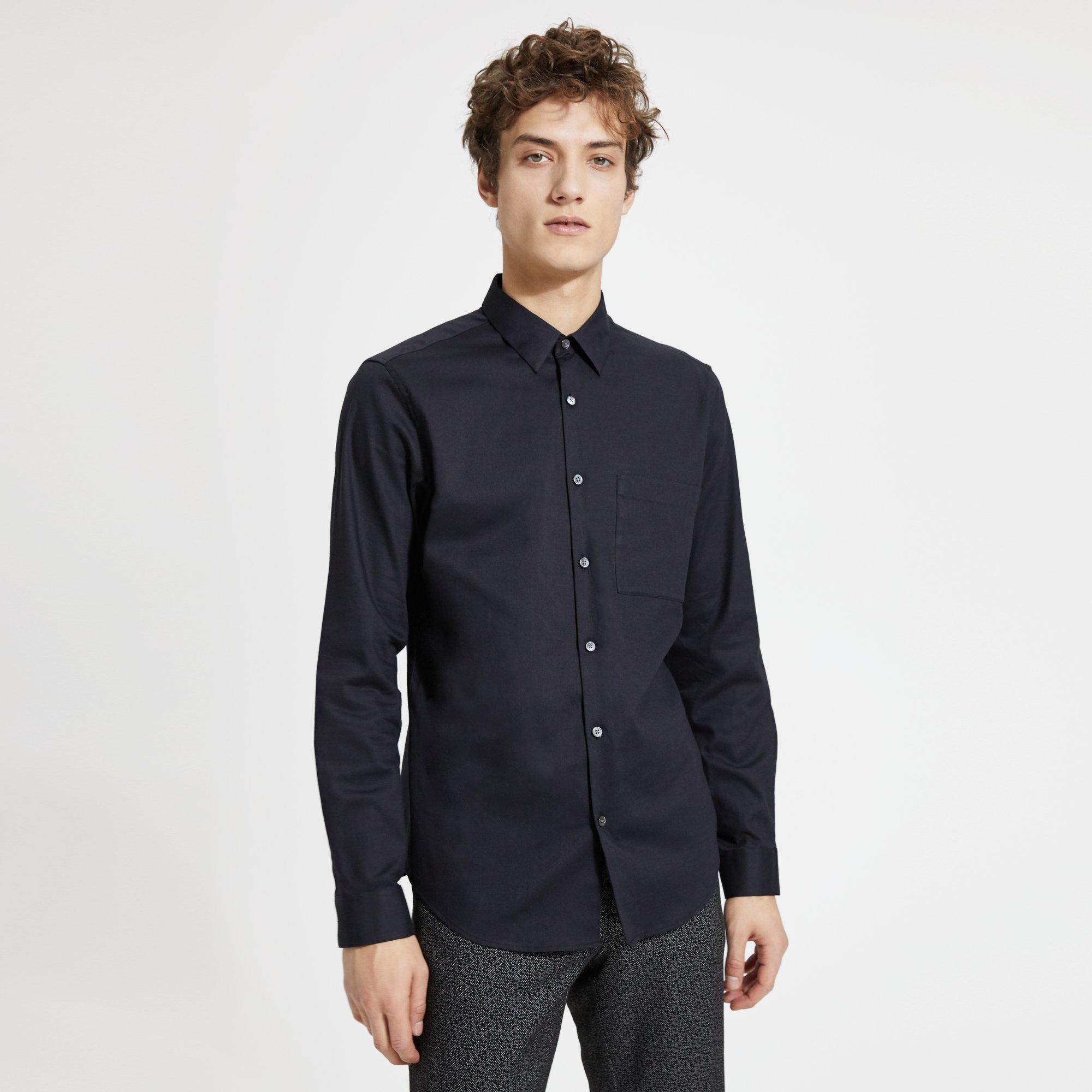 Brushed Cotton Standard-Fit Shirt