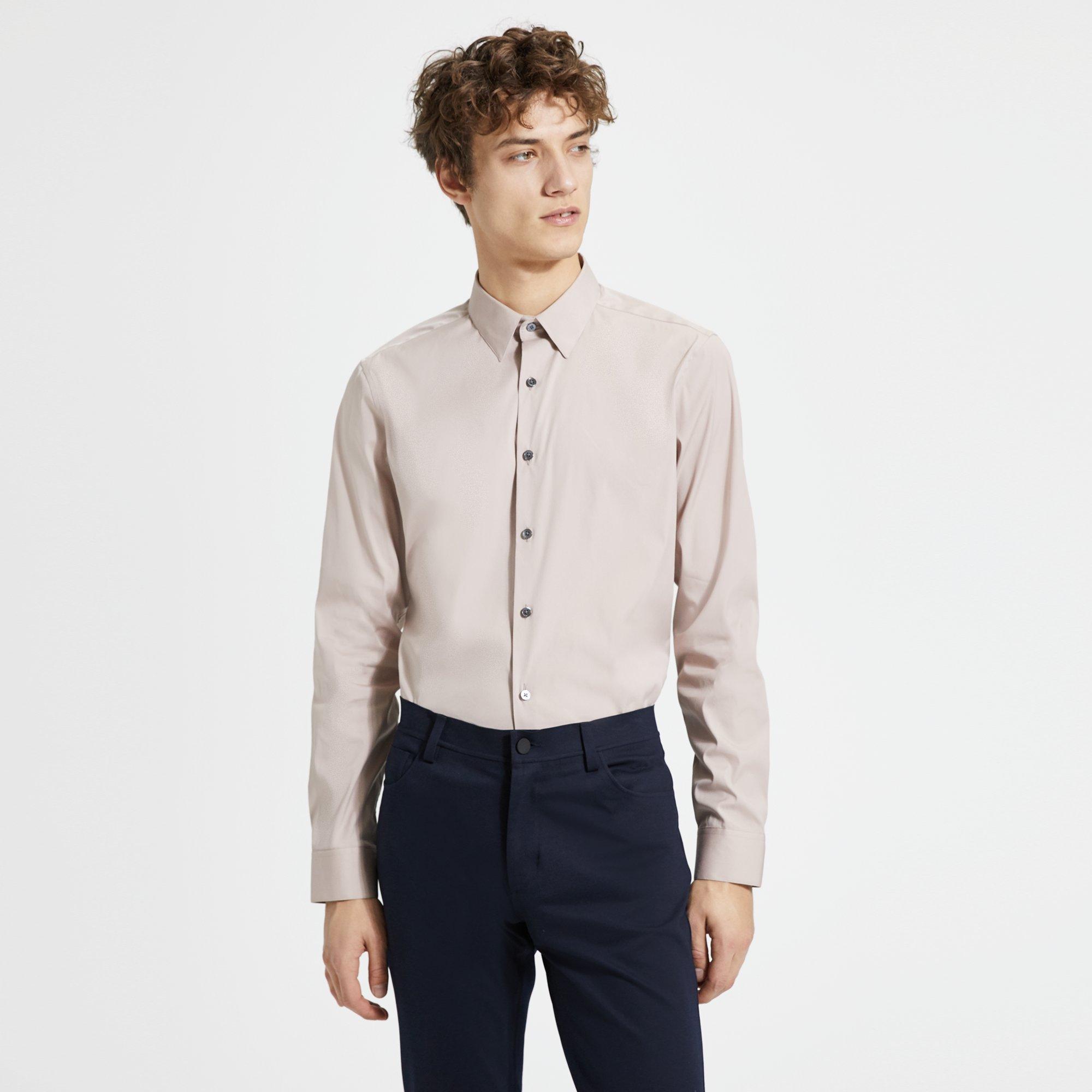 Stretch Cotton Tailored-Fit Shirt