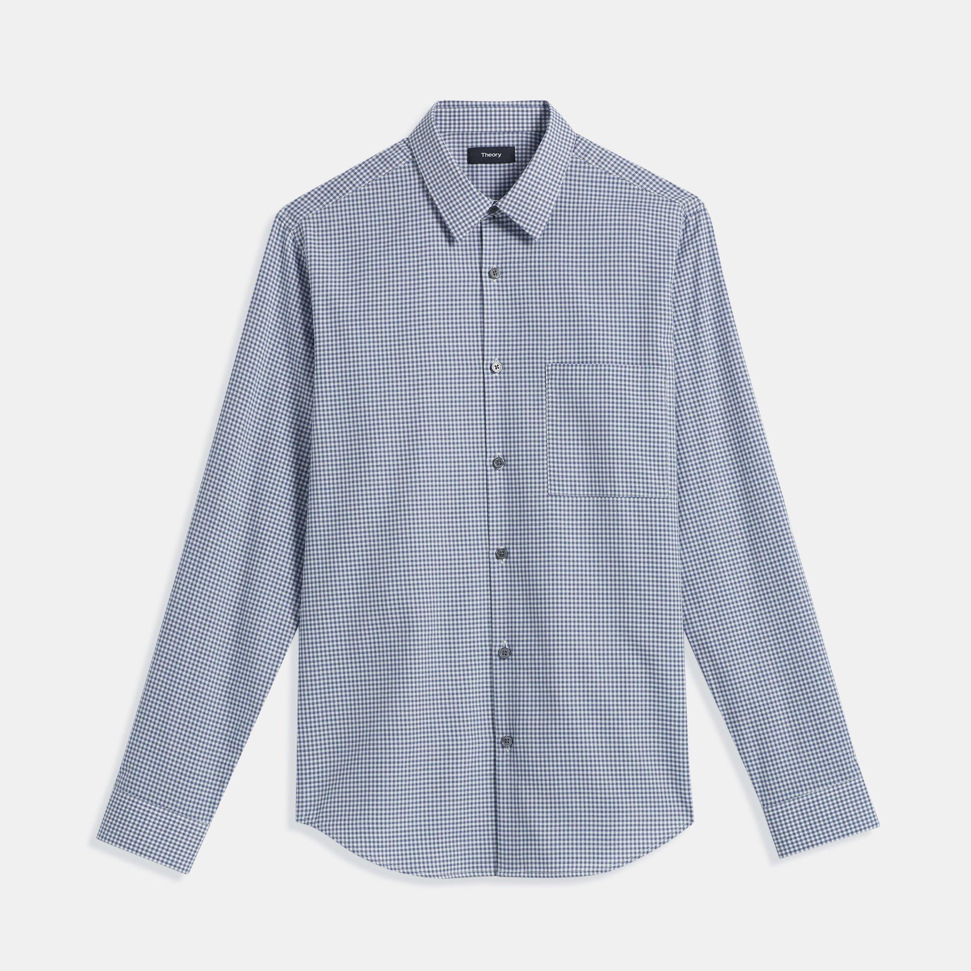Brushed Gingham Standard-Fit Shirt