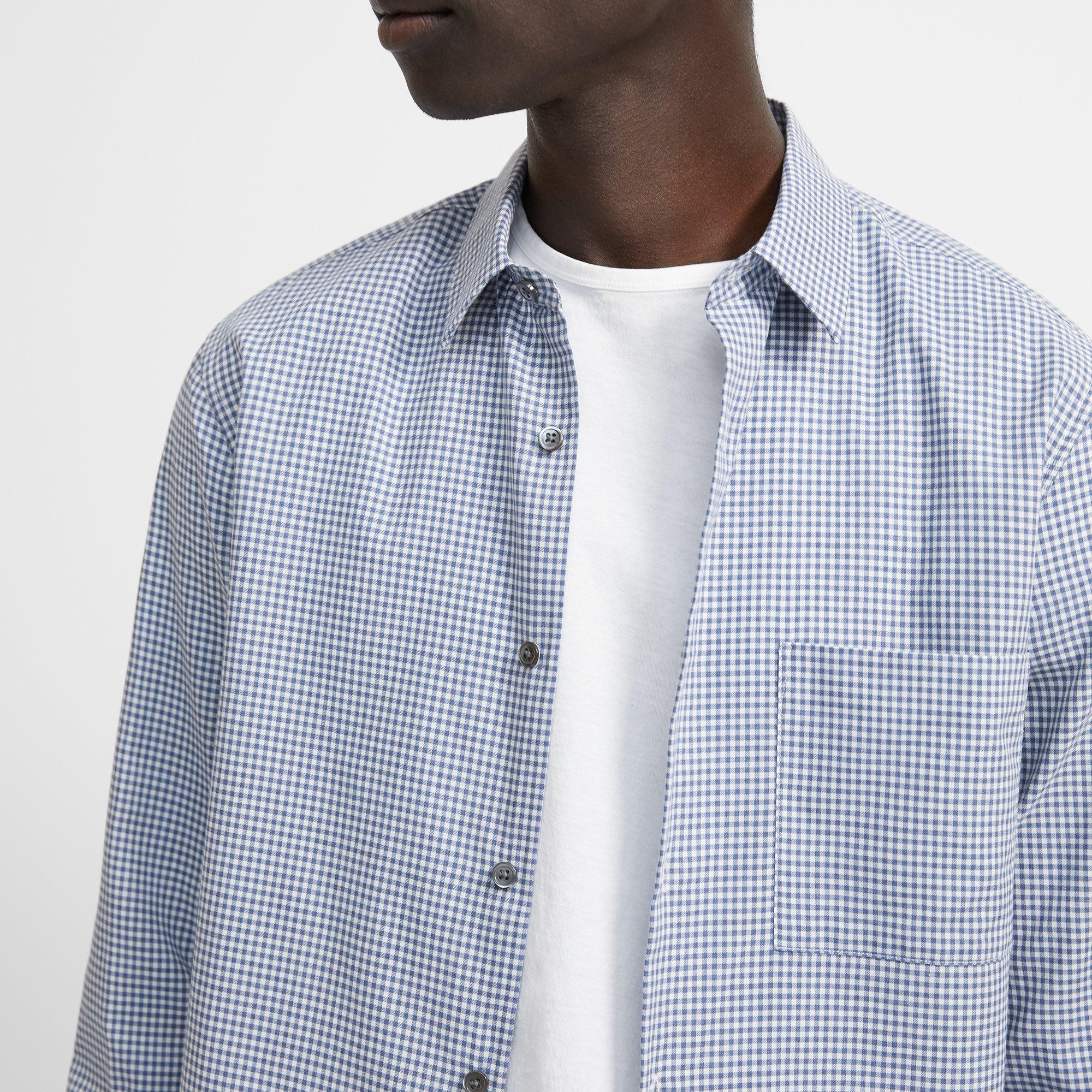Brushed Gingham Standard-Fit Shirt