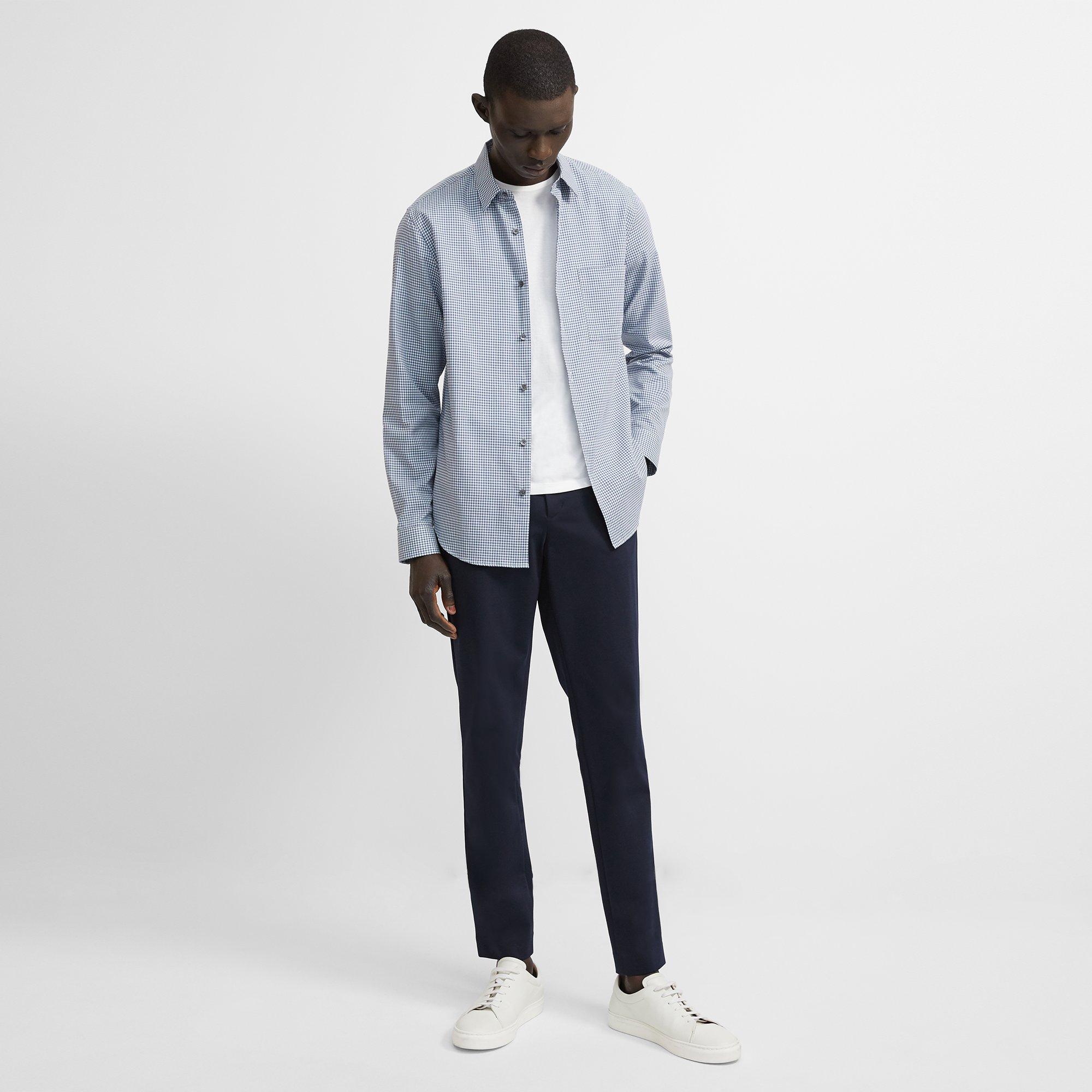 Brushed Gingham Standard-Fit Shirt