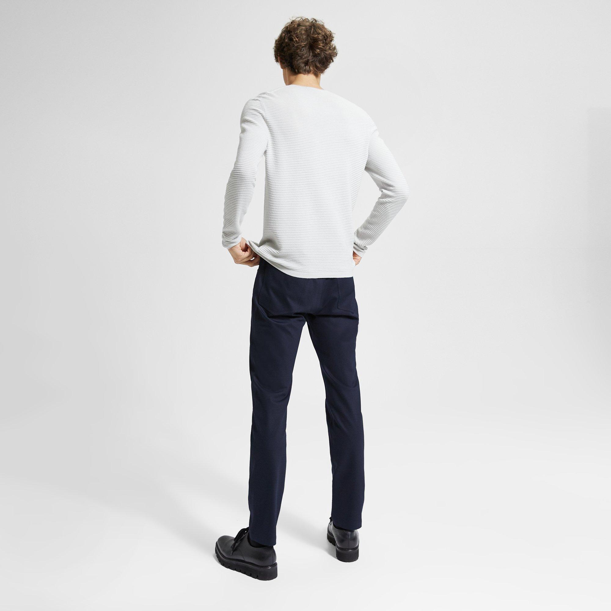 Ribbed Crewneck Sweater
