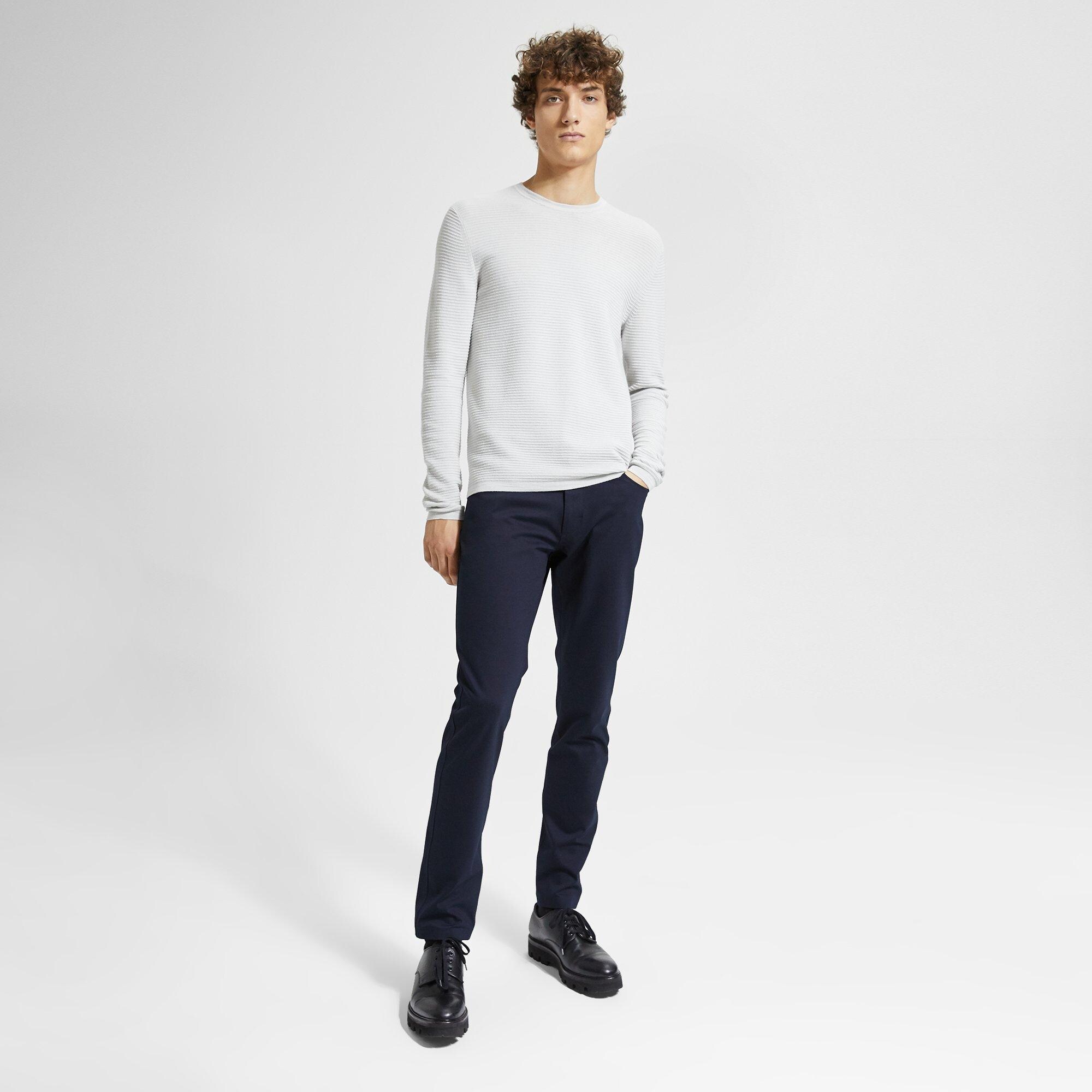 Ribbed Crewneck Sweater