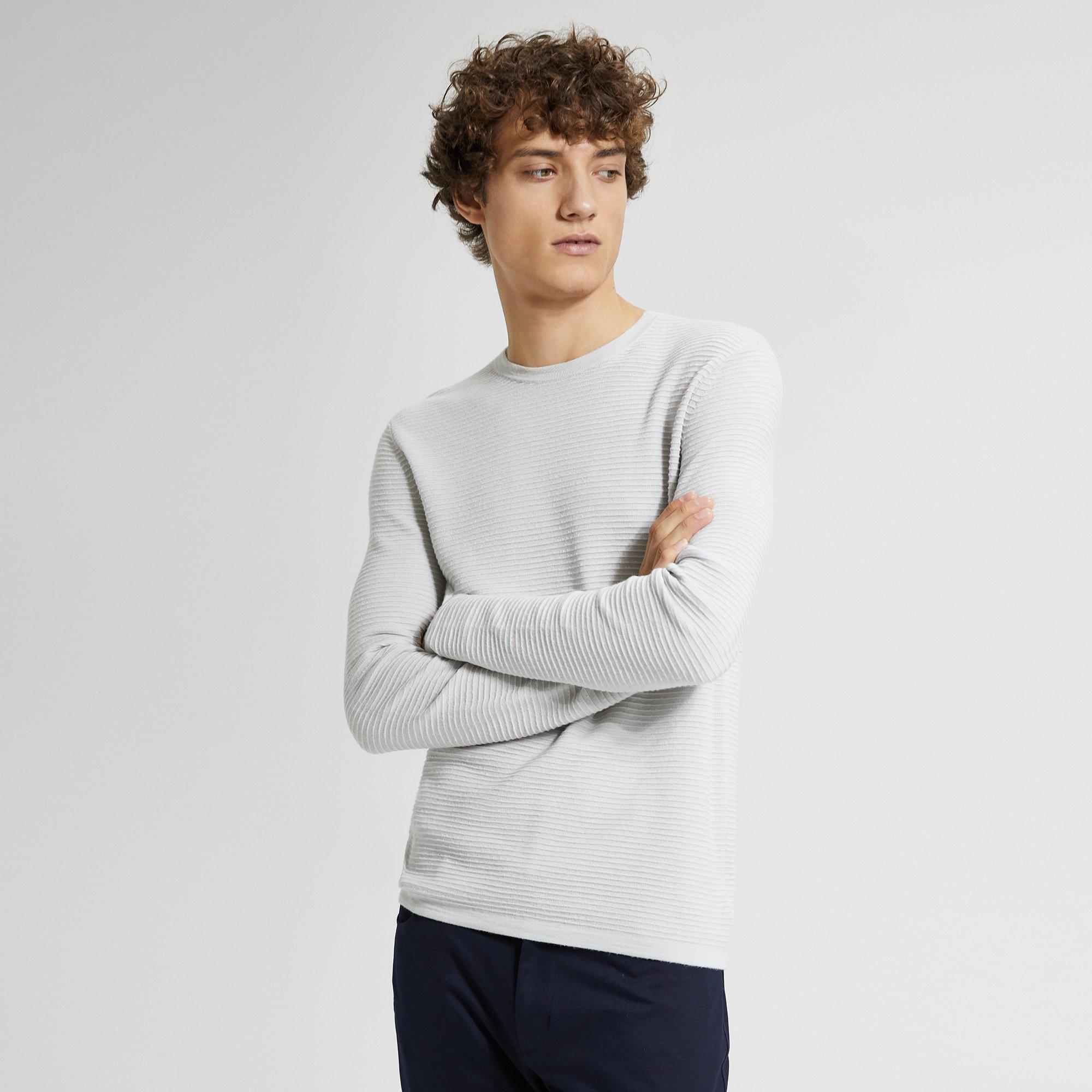 Ribbed Crewneck Sweater