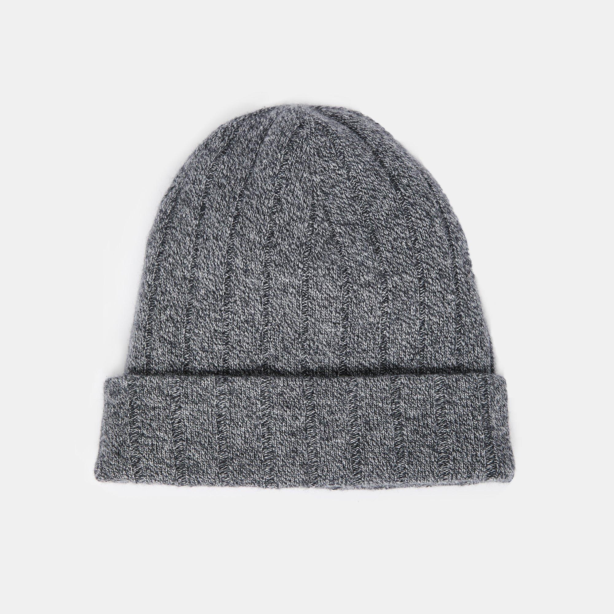 Cashmere Ribbed Beanie