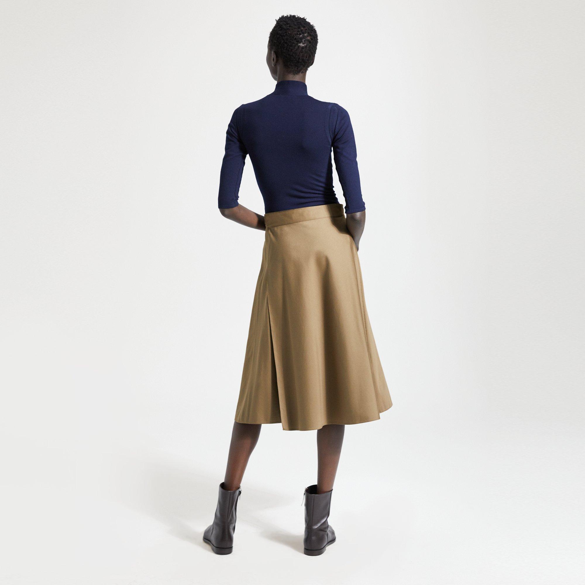 Workwear Wrap Skirt