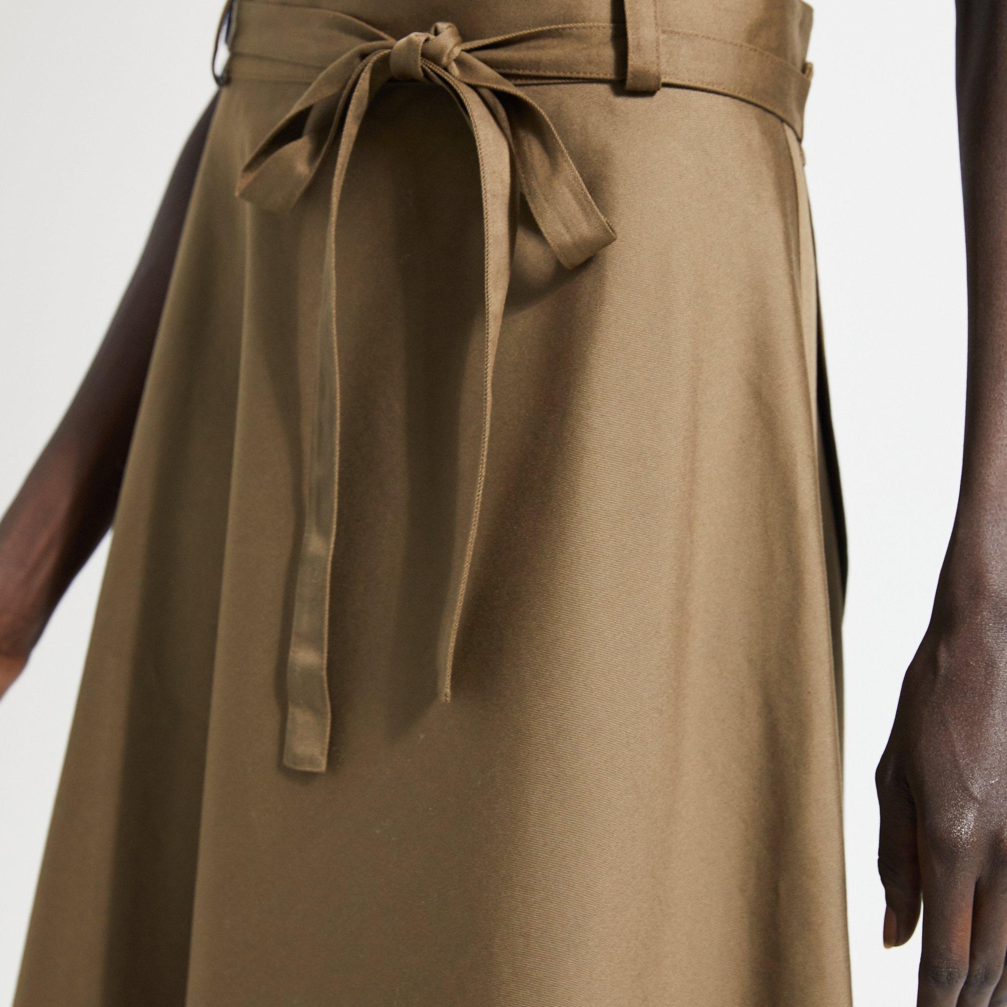 Workwear Wrap Skirt