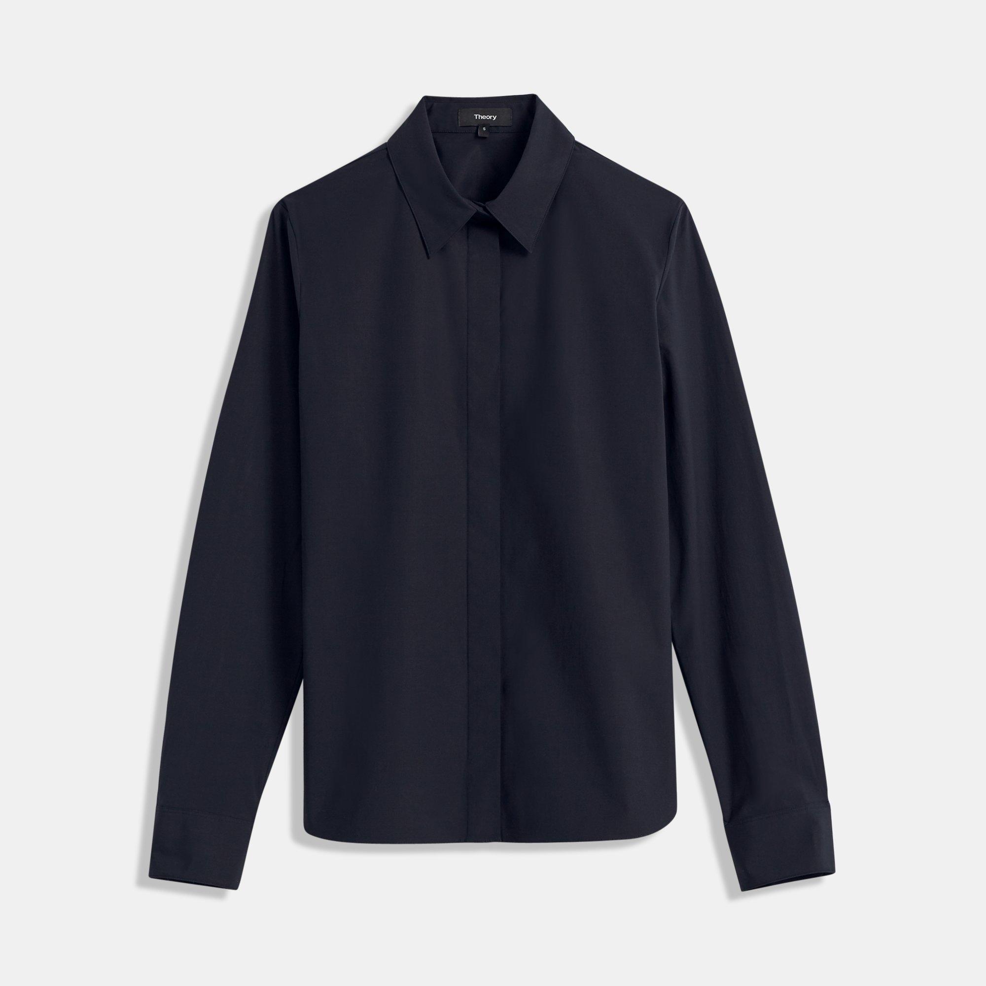 Fitted Shirt in Stretch Cotton