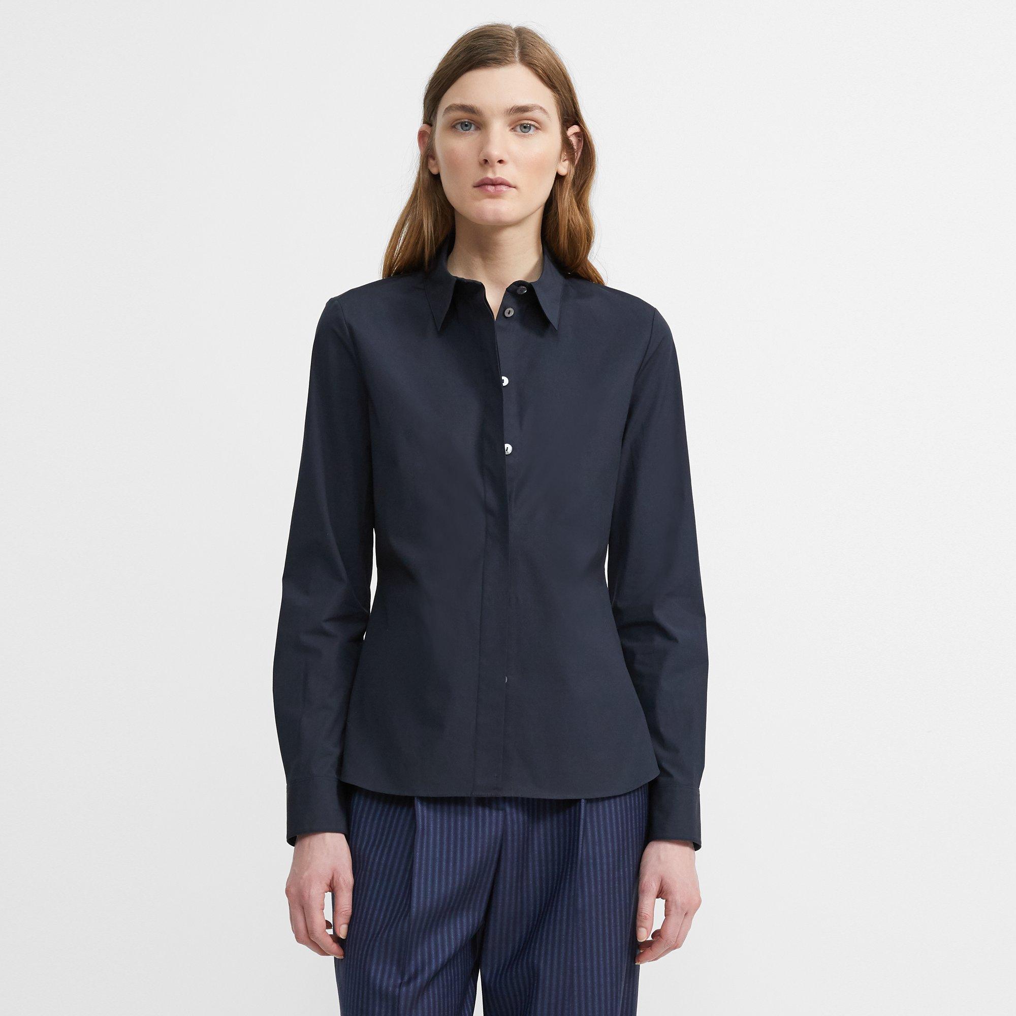 Fitted Shirt in Stretch Cotton