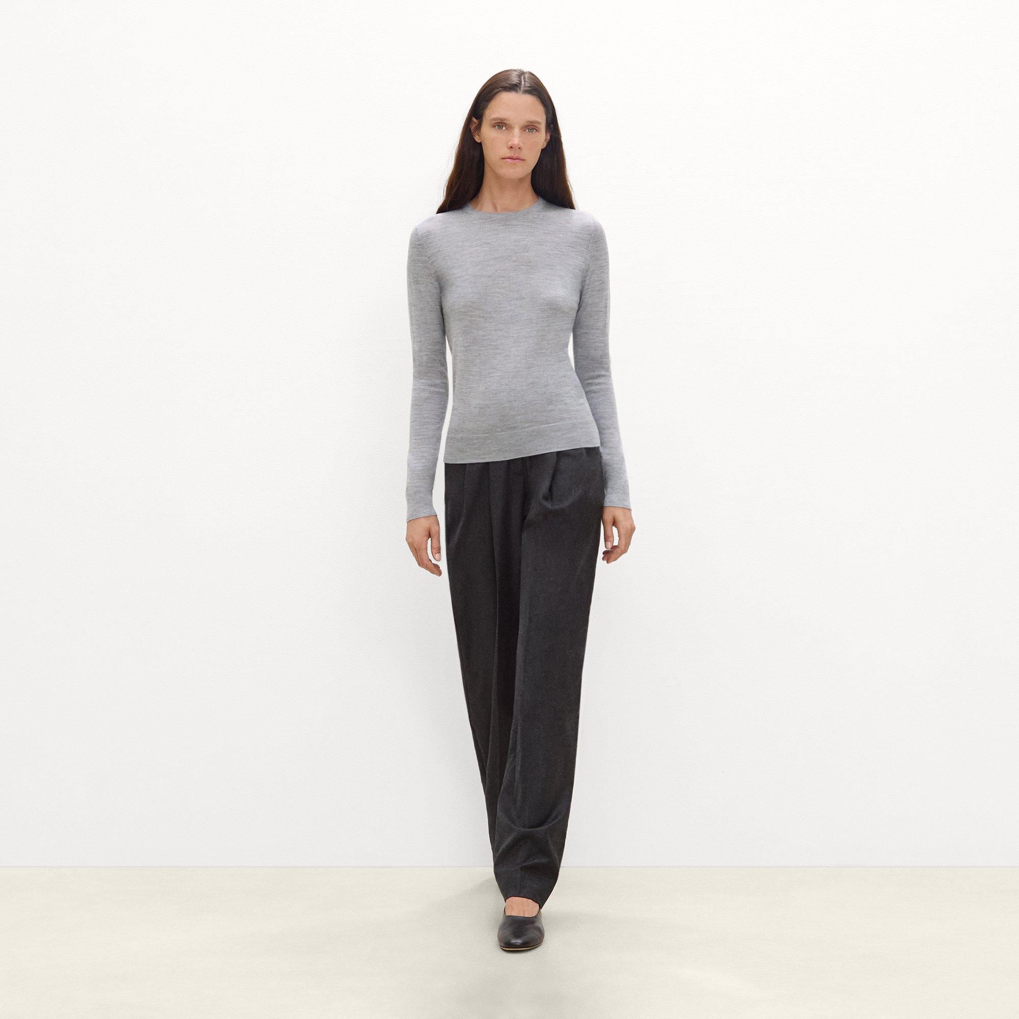 Crewneck Sweater in Regal Wool