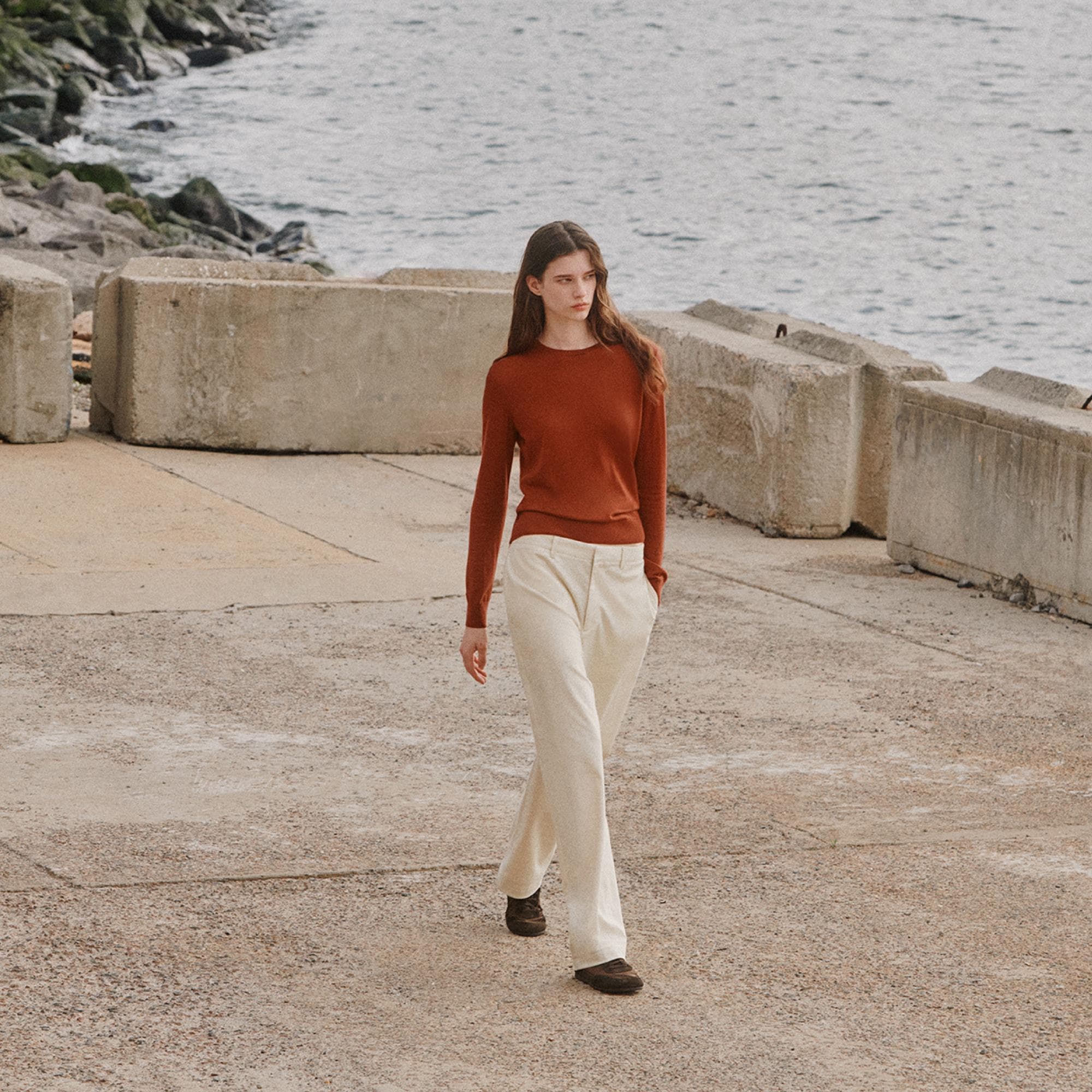 Crewneck Sweater in Regal Wool