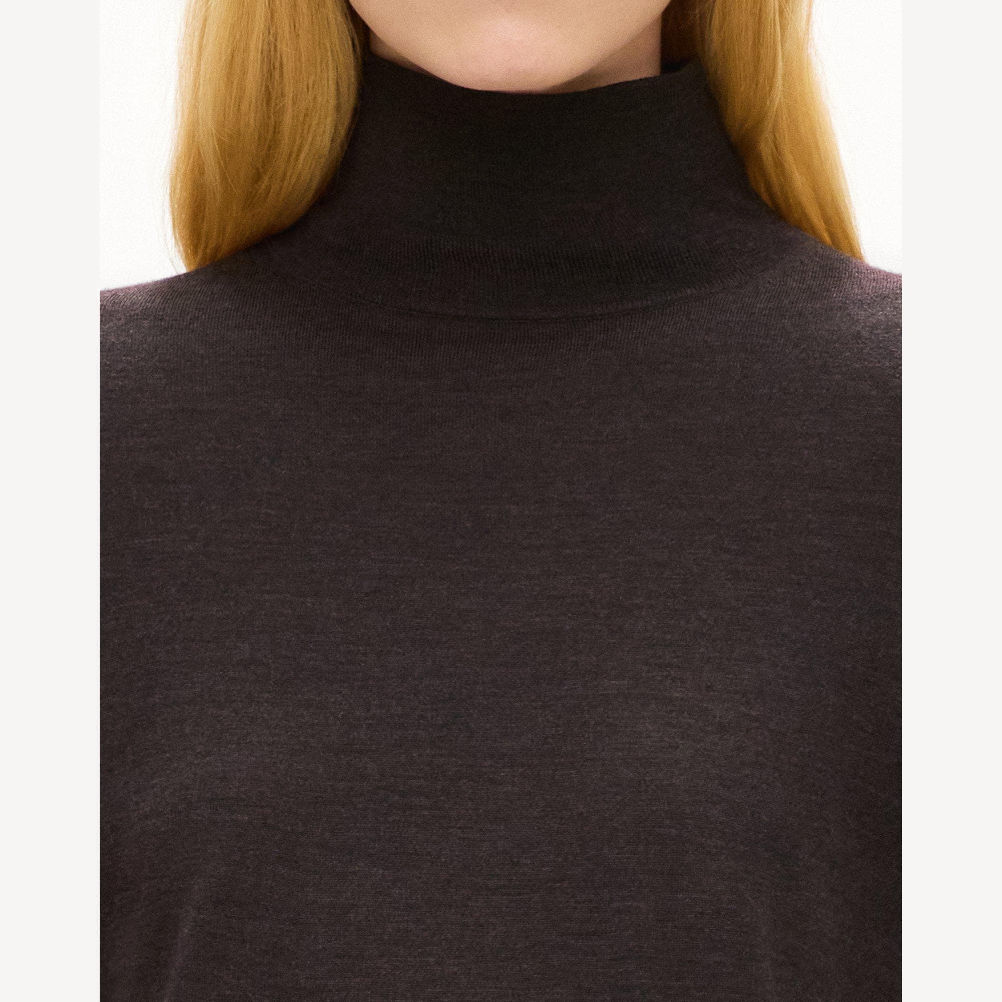 Turtleneck Sweater in Regal Wool