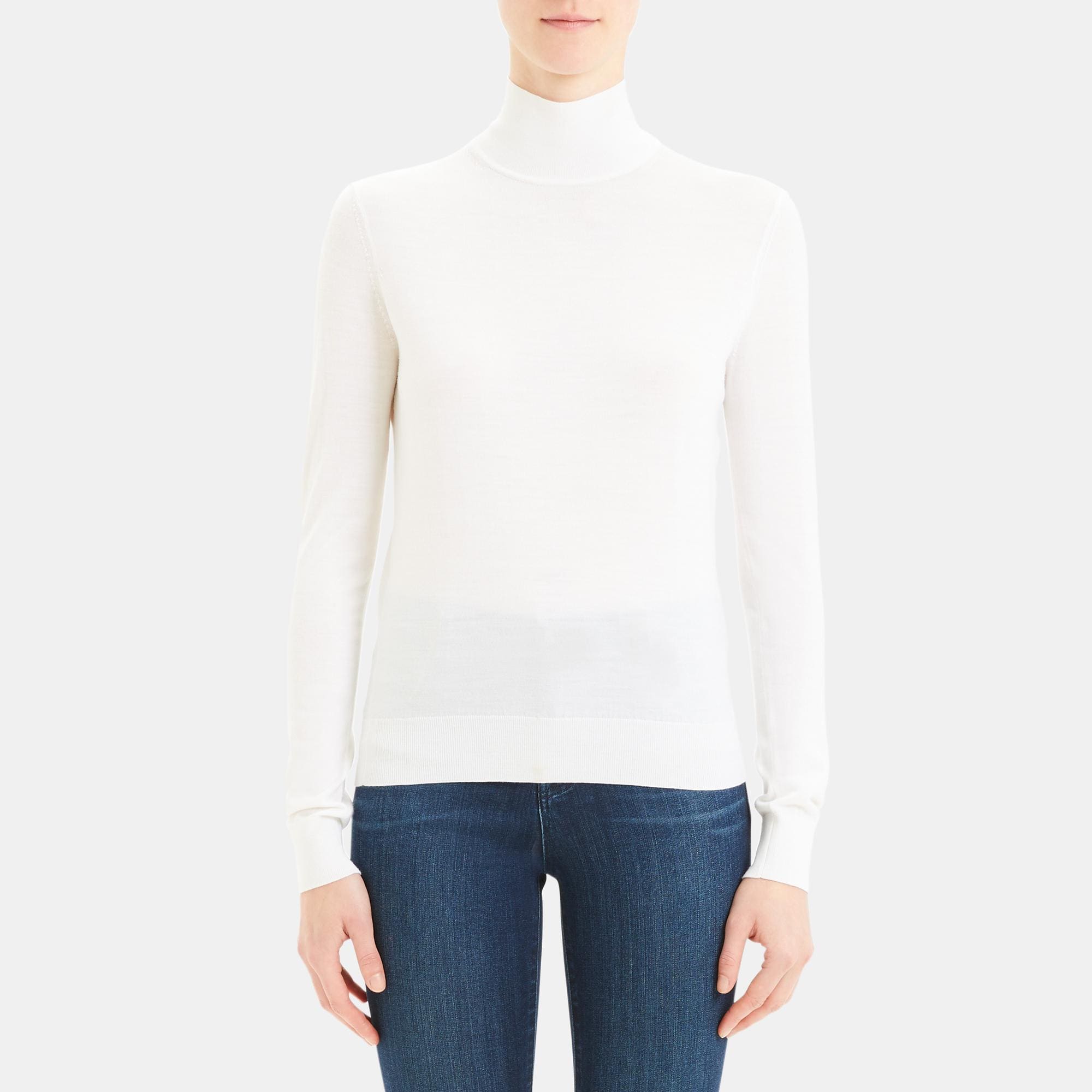 Turtleneck Sweater in Regal Wool