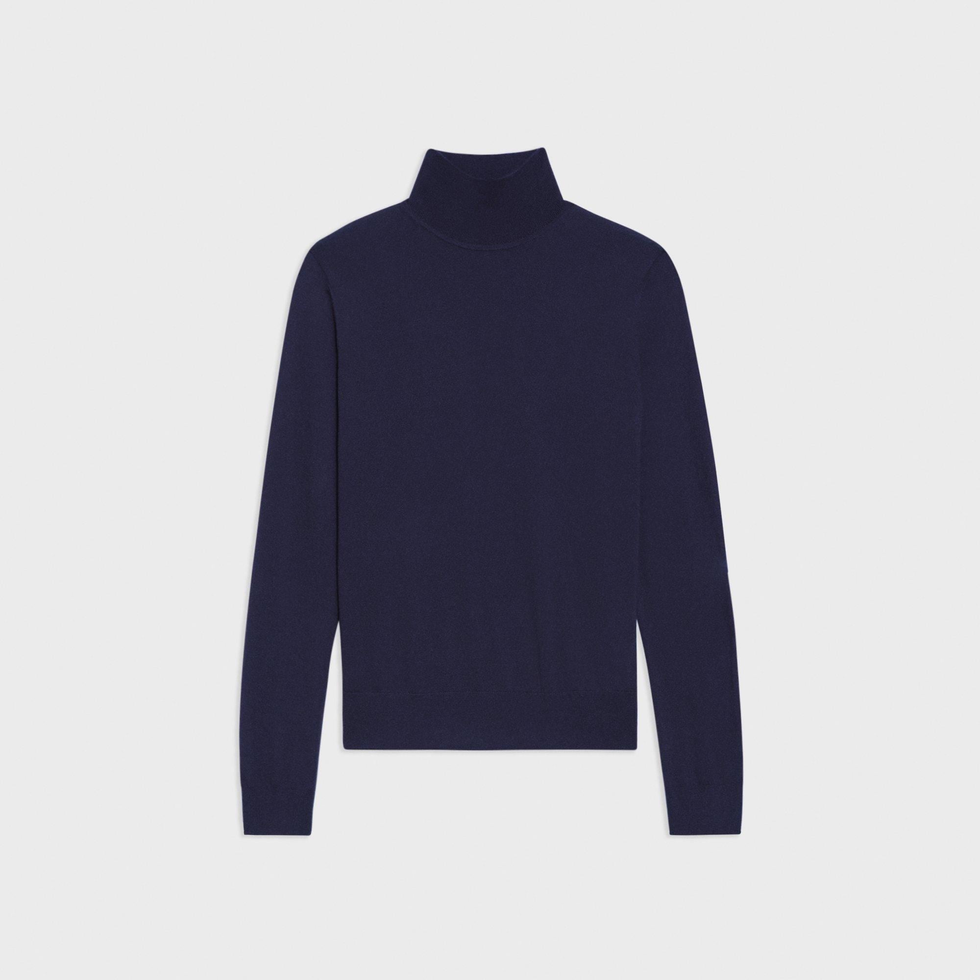 Blue Regal Wool Turtleneck Sweater | Theory