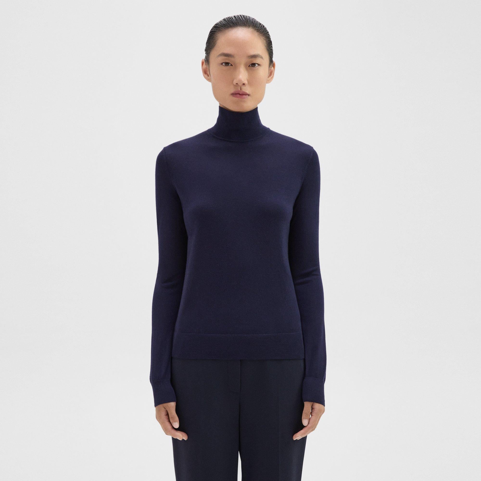 Turtleneck Sweater in Regal Wool