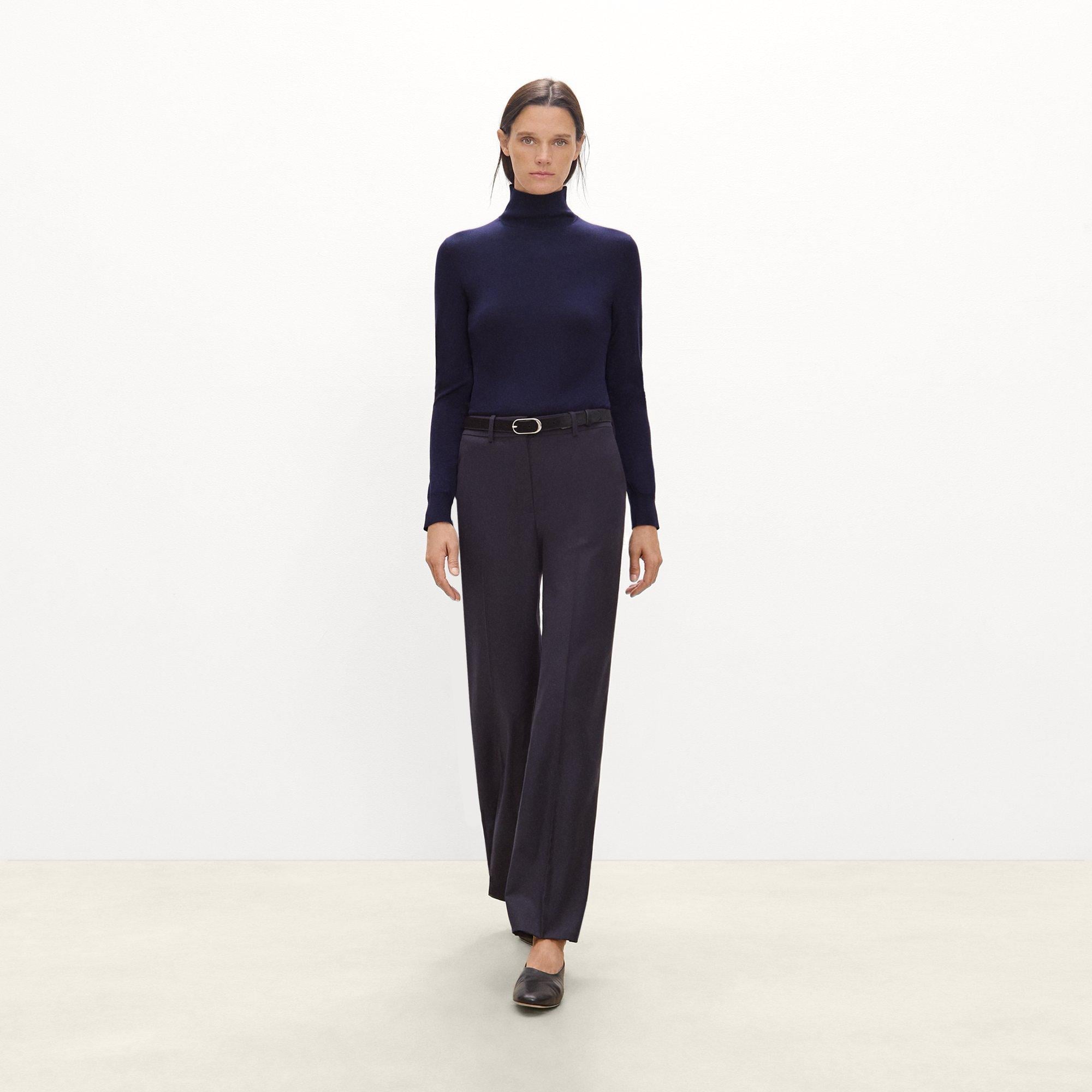 Turtleneck Sweater in Regal Wool